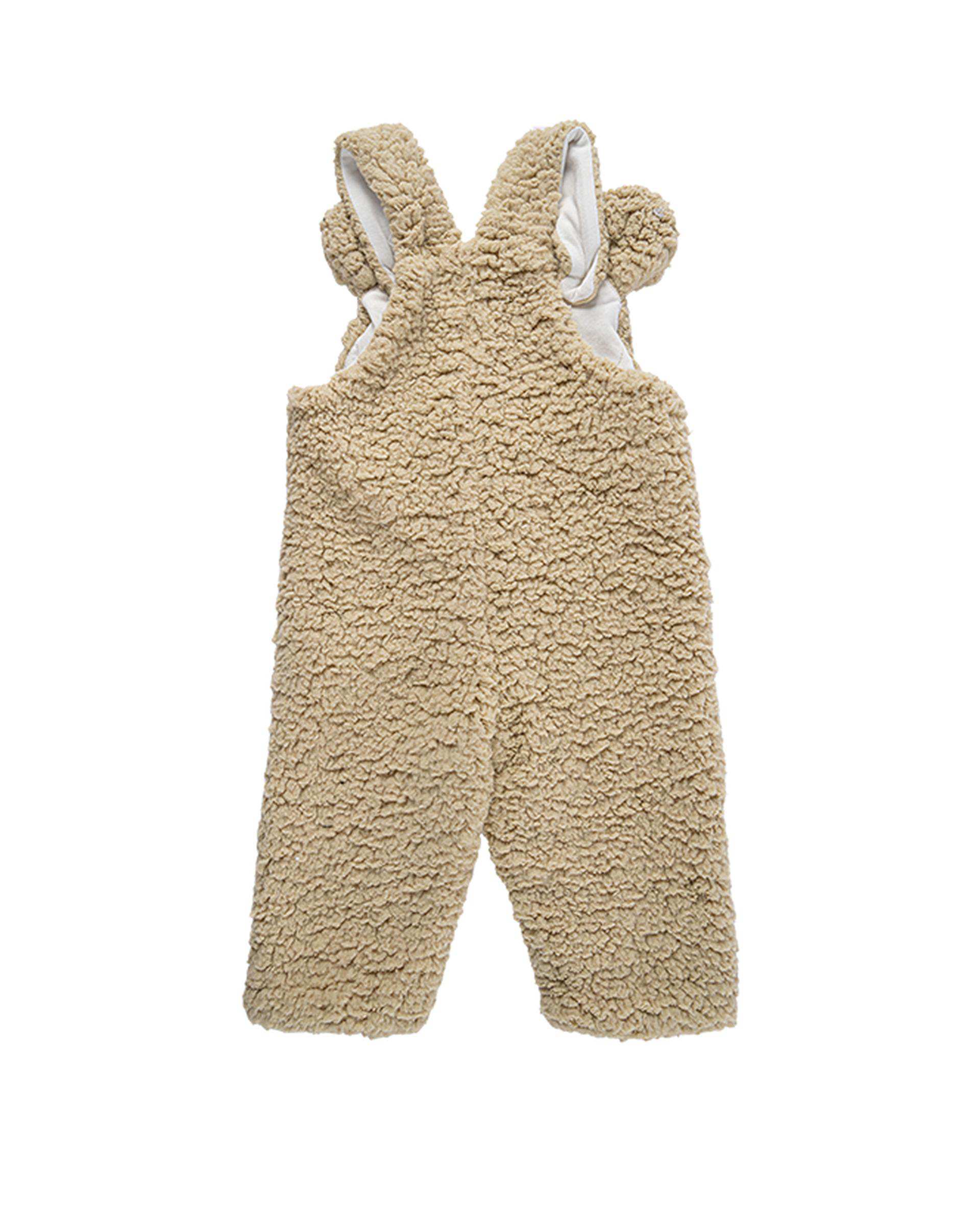 ست سرهمی و بلوز نوزادی کرم فیورلا Fiorella مدل خرس پشمالو کد 25536