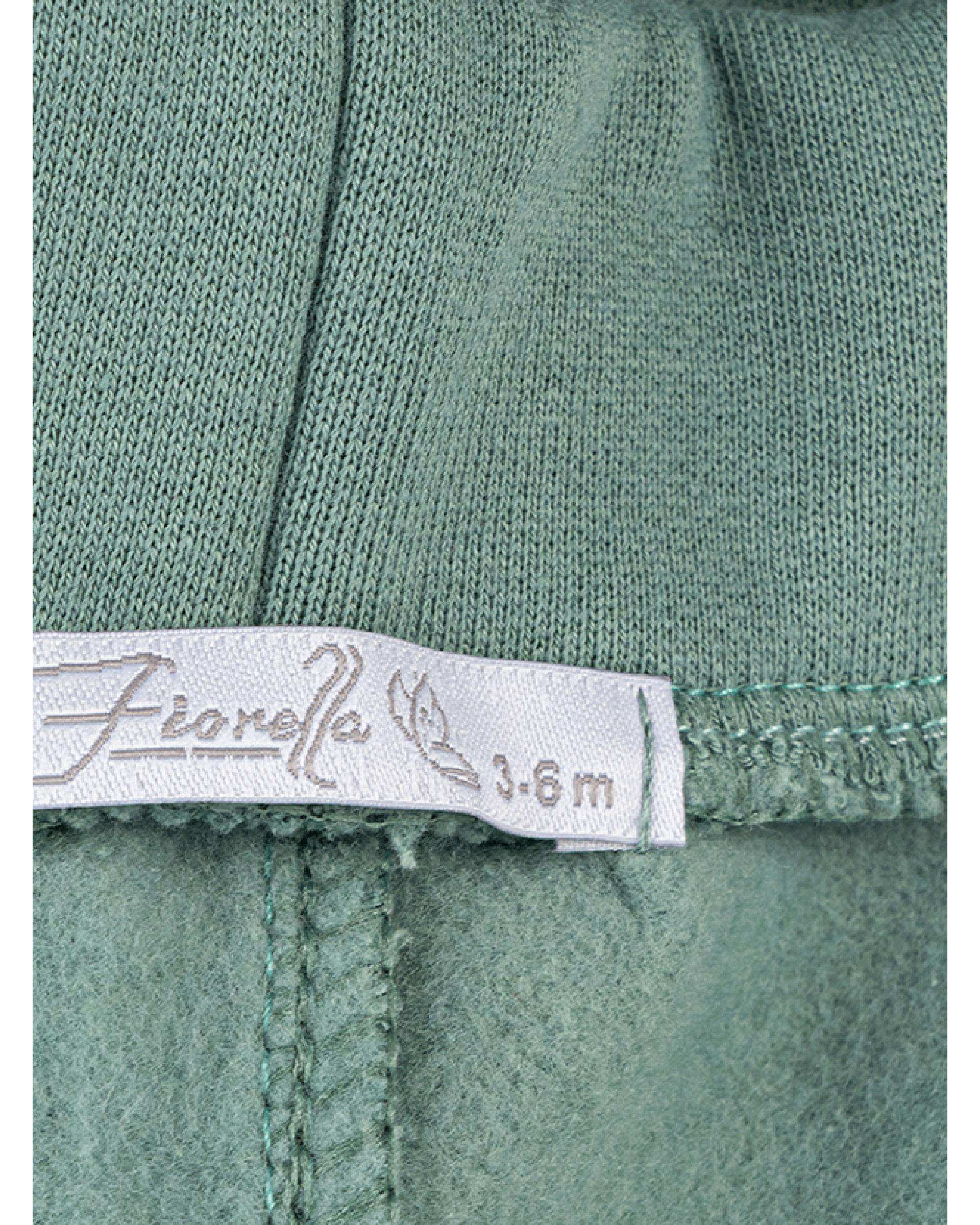 ست بلوز و شلوار نوزادی پسرانه کرم و سبز فیورلا Fiorella مدل فضانورد کد 25531