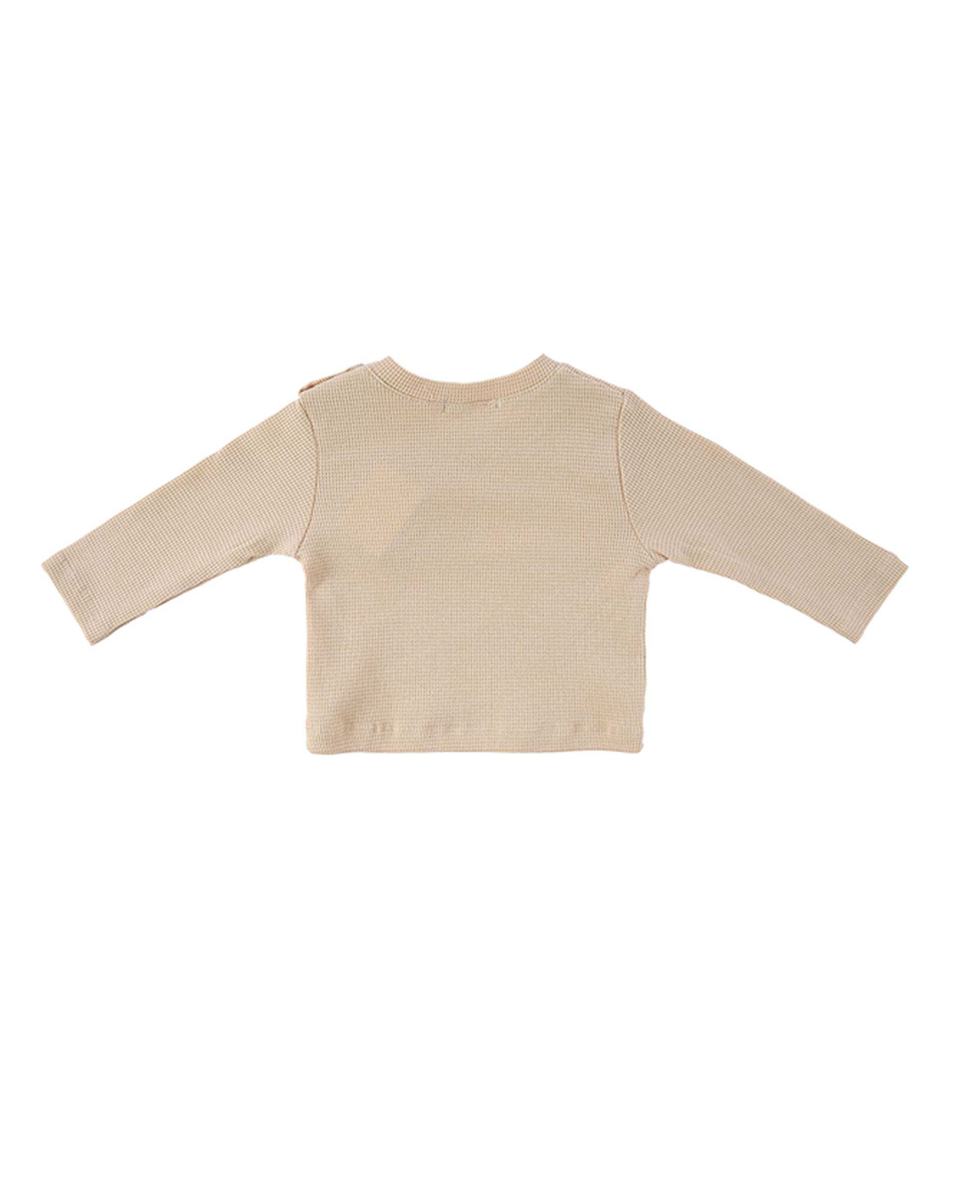 ست بلوز و سرهمی نوزادی پسرانه قهوه ای فیورلا Fiorella مدل خرس نمکی کد 25537