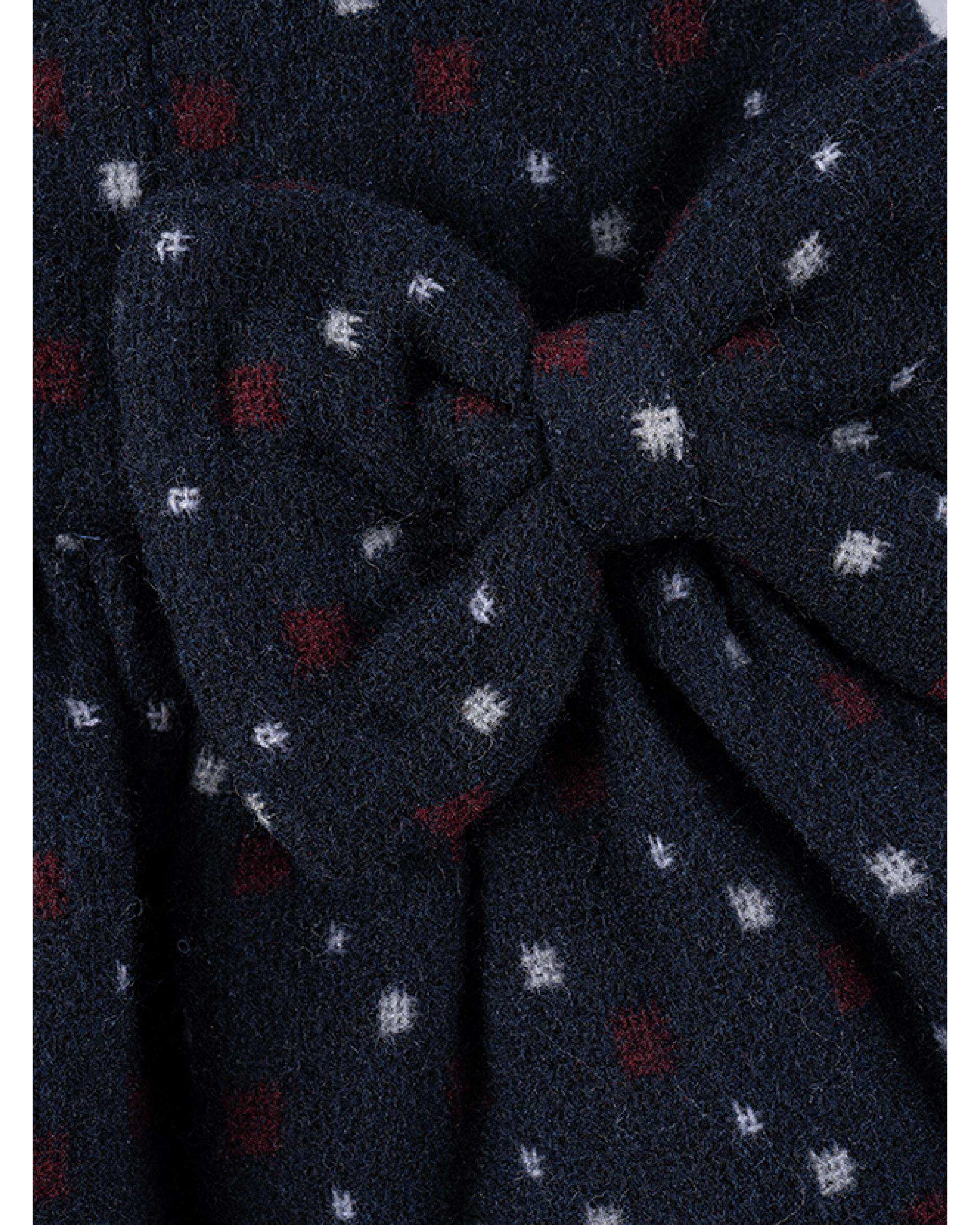 ست بلوز و پیراهن نوزادی دخترانه سفید سرمه ای فیورلا Fiorella مدل پریما کد 25502