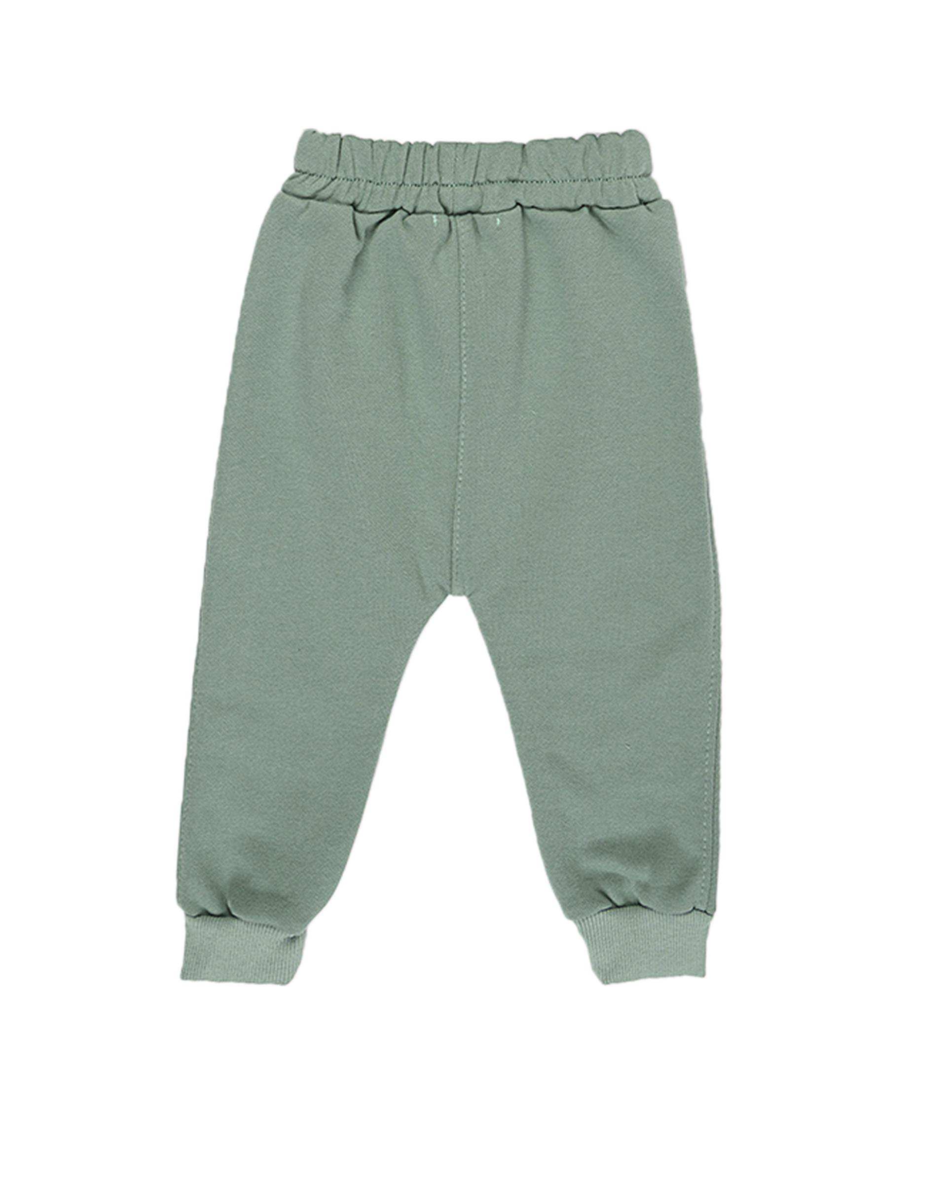 ست سه تکه نوزادی پسرانه سبز سفید فیورلا Fiorella مدل خرس مهربان کد 25538