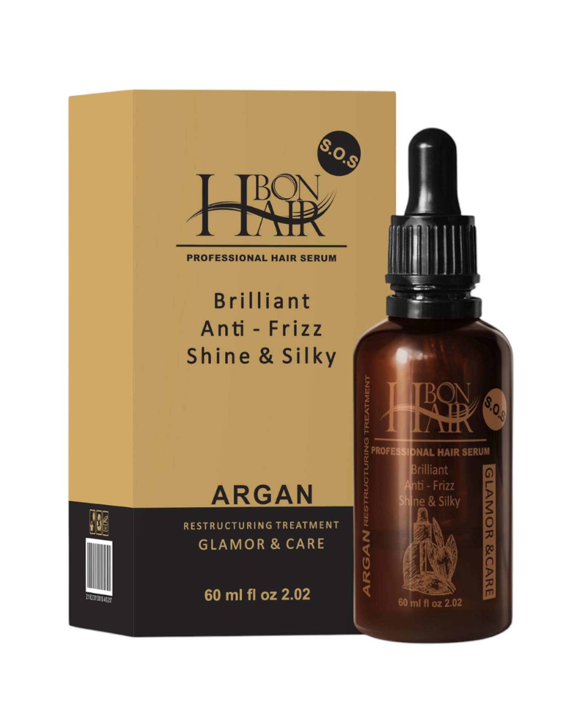 سرم مو بن هیر Bon Hair حاوی روغن آرگان حجم 60ml