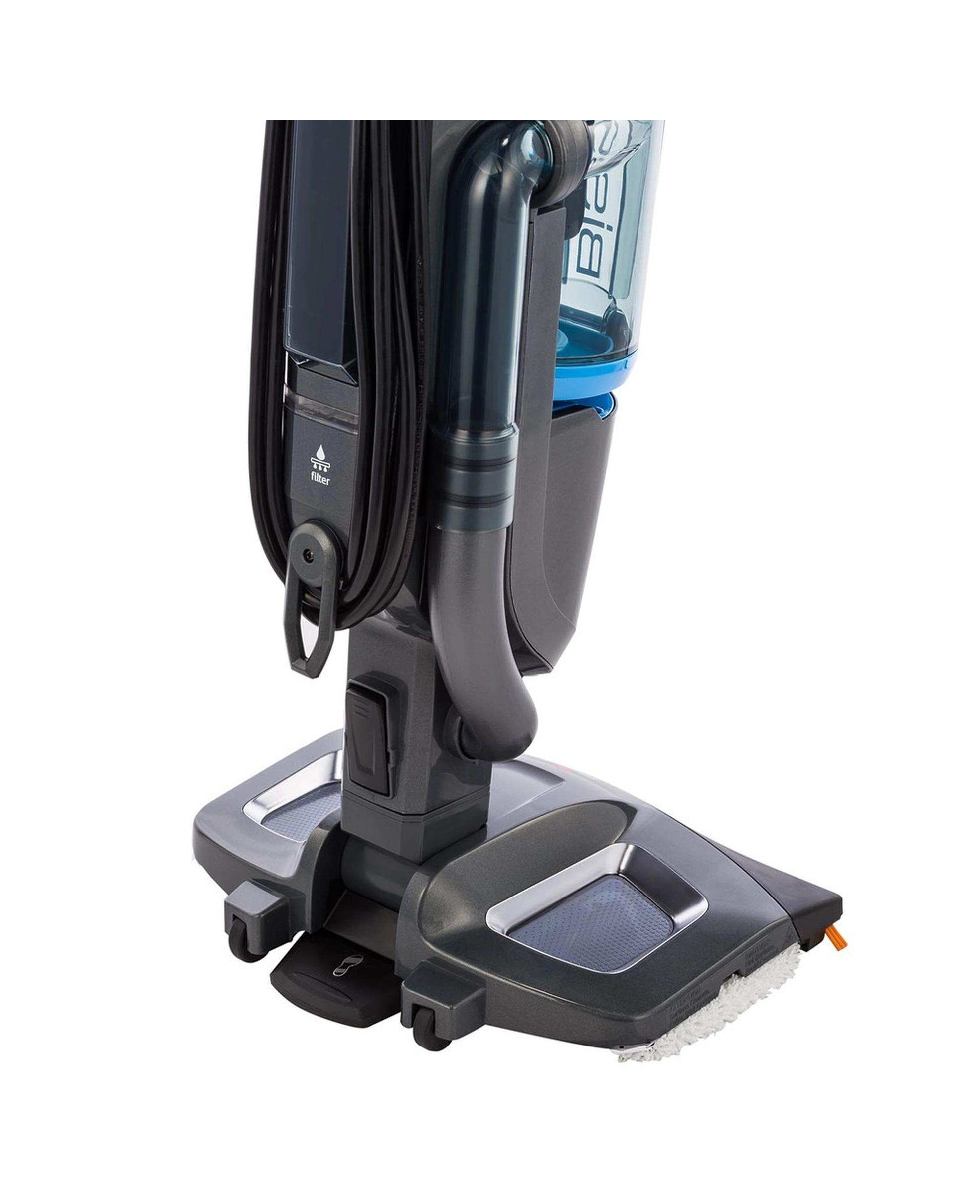 بخارشو و جاروبرقی خاکستری بیسل Bissell مدل vac&steam 1977