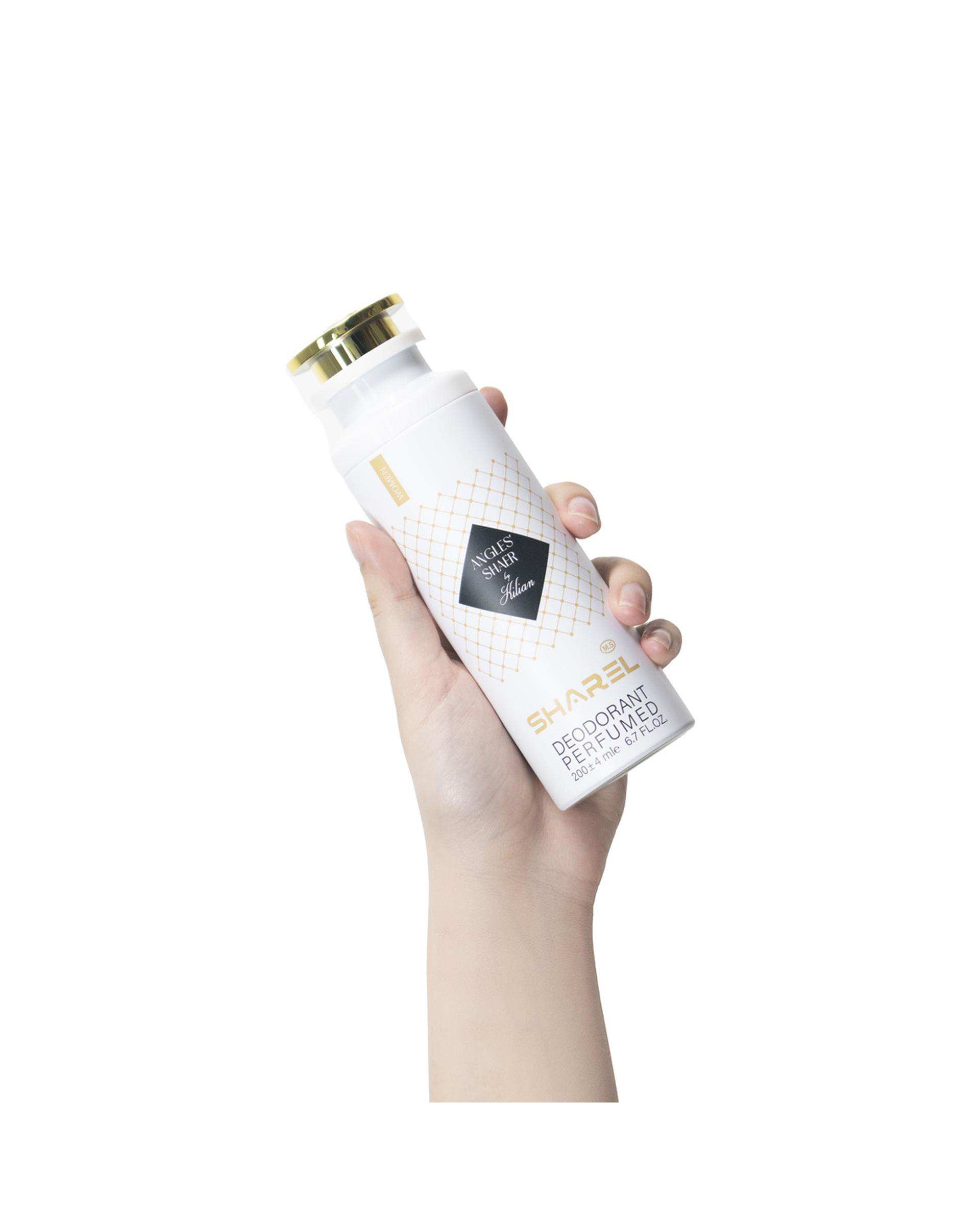 اسپری دئودورانت زنانه شارل Sharel مدل Angels Shaer حجم 200ml