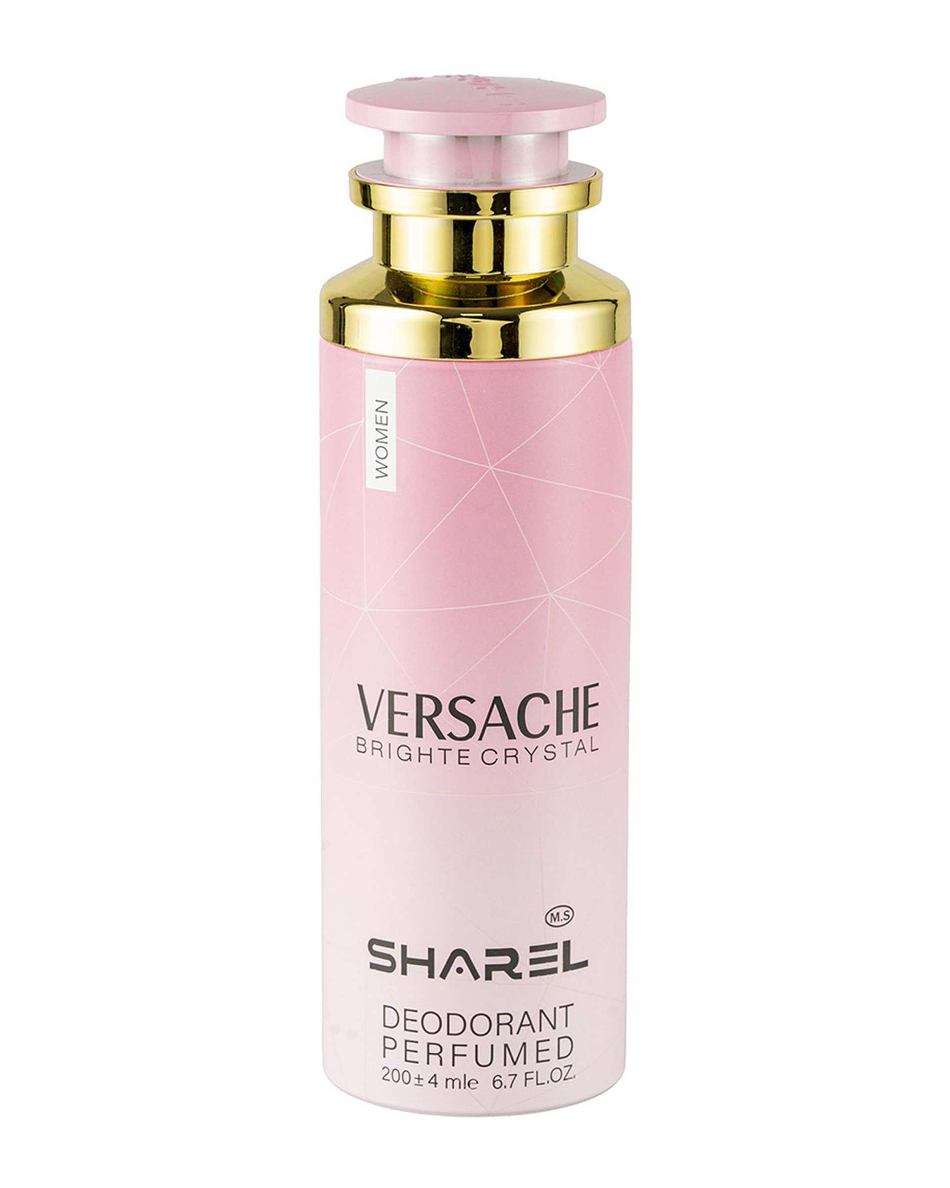 اسپری دئودورانت زنانه شارل Sharel مدل Versache Bright Crystal حجم 200ml