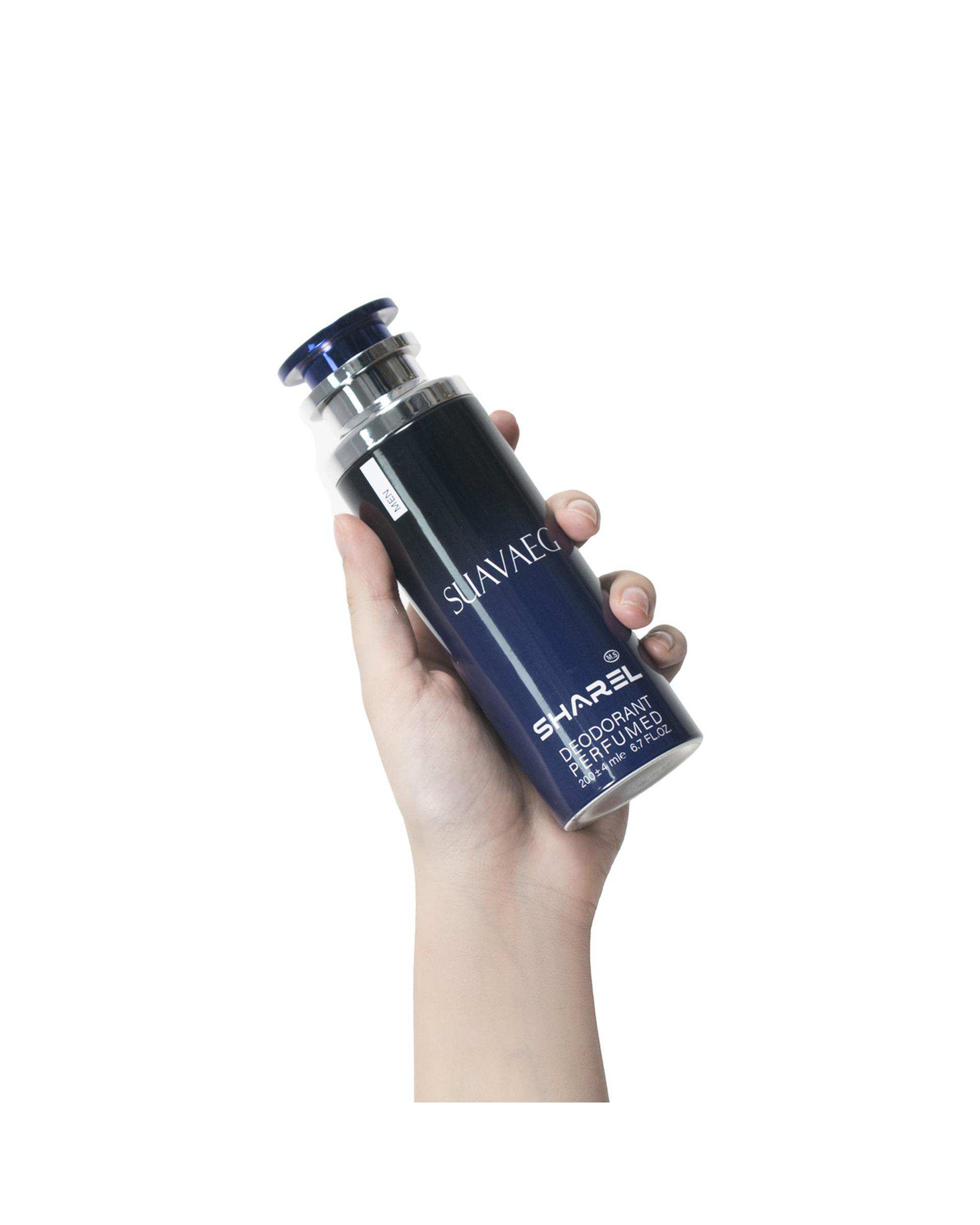 اسپری دئودورانت مردانه شارل Sharel مدل Suavaeg حجم 200ml