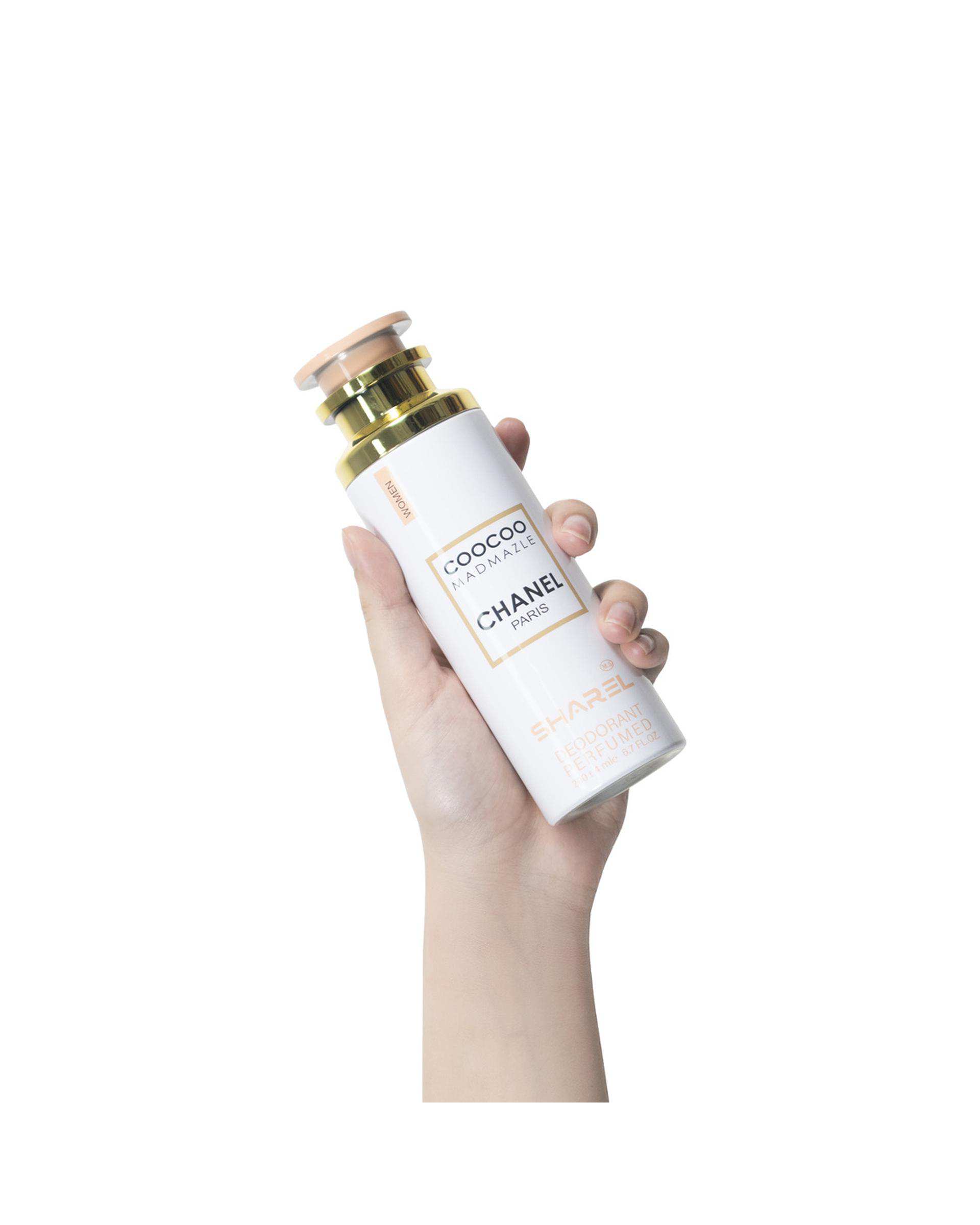 اسپری دئودورانت زنانه شارل Sharel مدل Coocoo Madmazle حجم 200ml