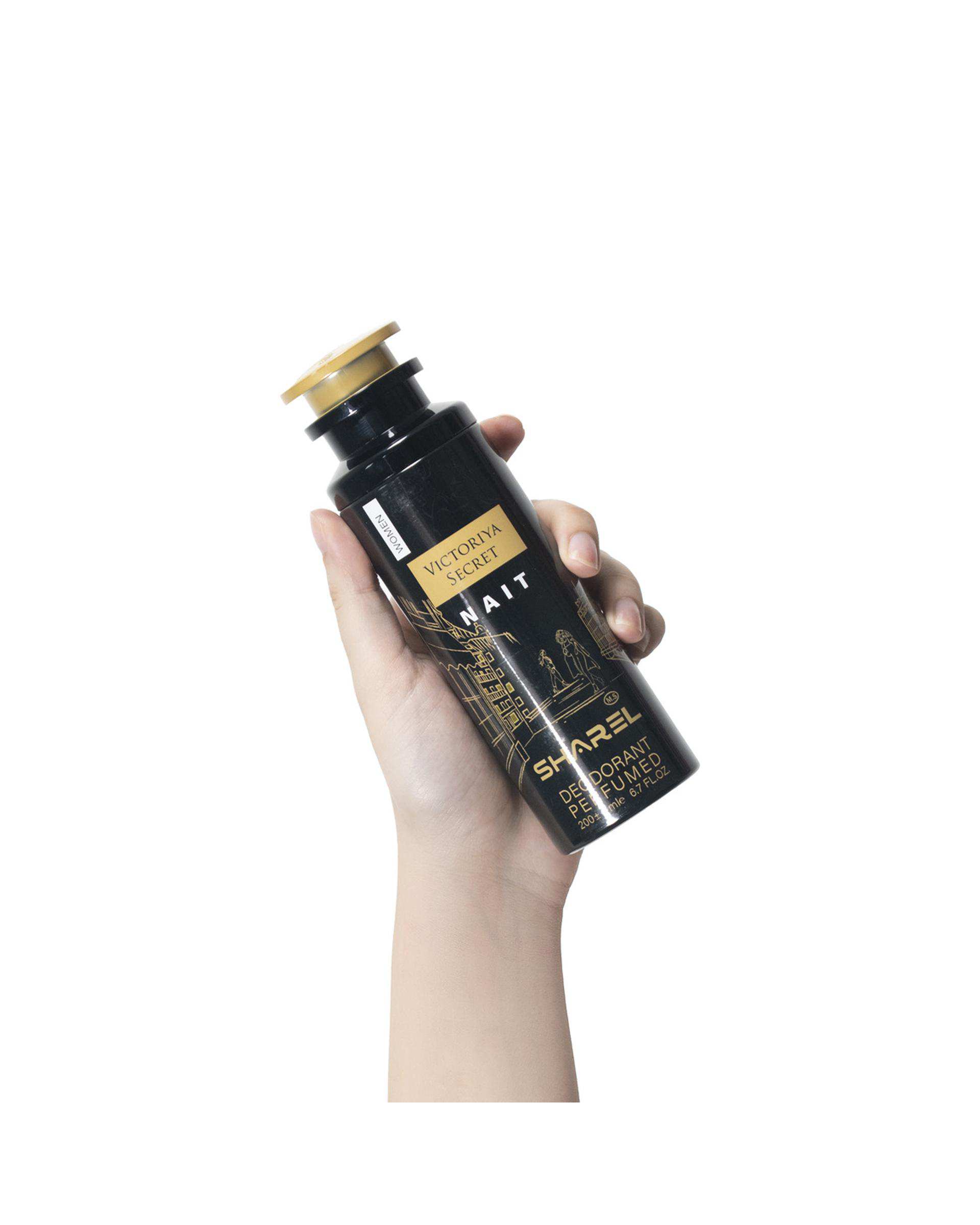 اسپری دئودورانت زنانه شارل Sharel مدل Victoriya Secret Nait حجم 200ml