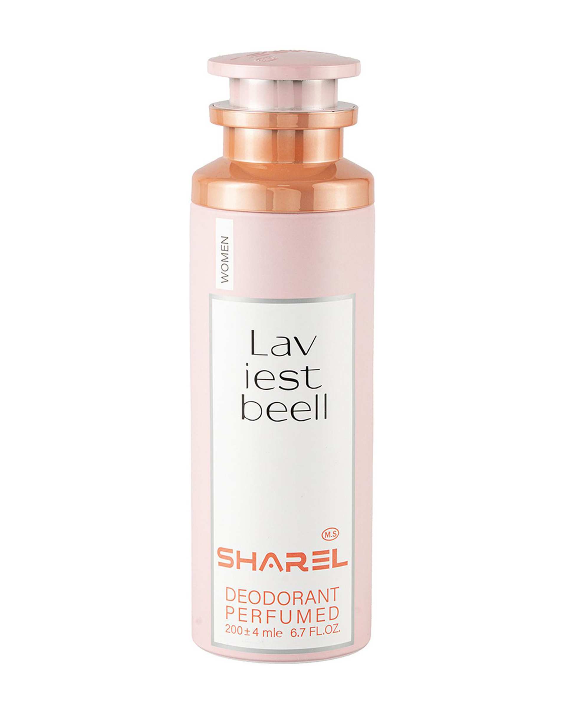 اسپری دئودورانت زنانه شارل Sharel مدل Lav Iest Beell حجم 200ml