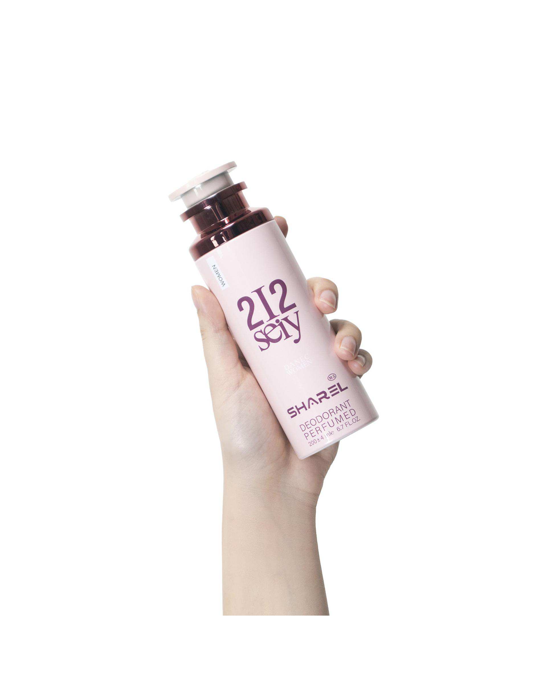اسپری دئودورانت زنانه شارل Sharel مدل 212 Seiy حجم 200ml