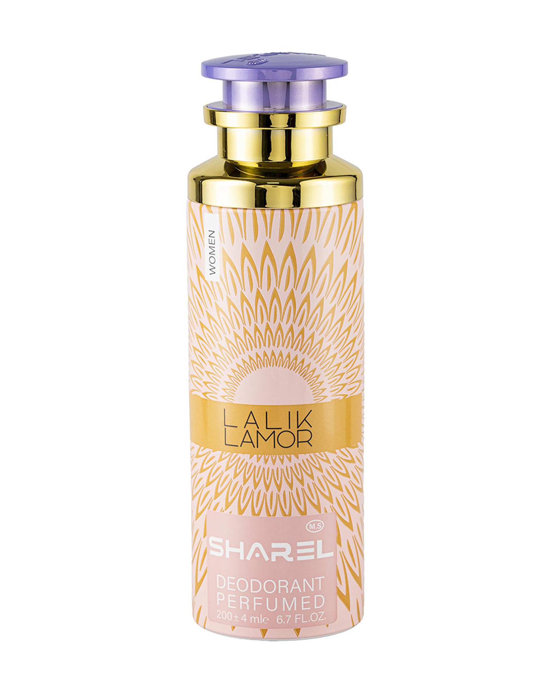 اسپری دئودورانت زنانه شارل Sharel مدل Lalik Lamor حجم 200ml