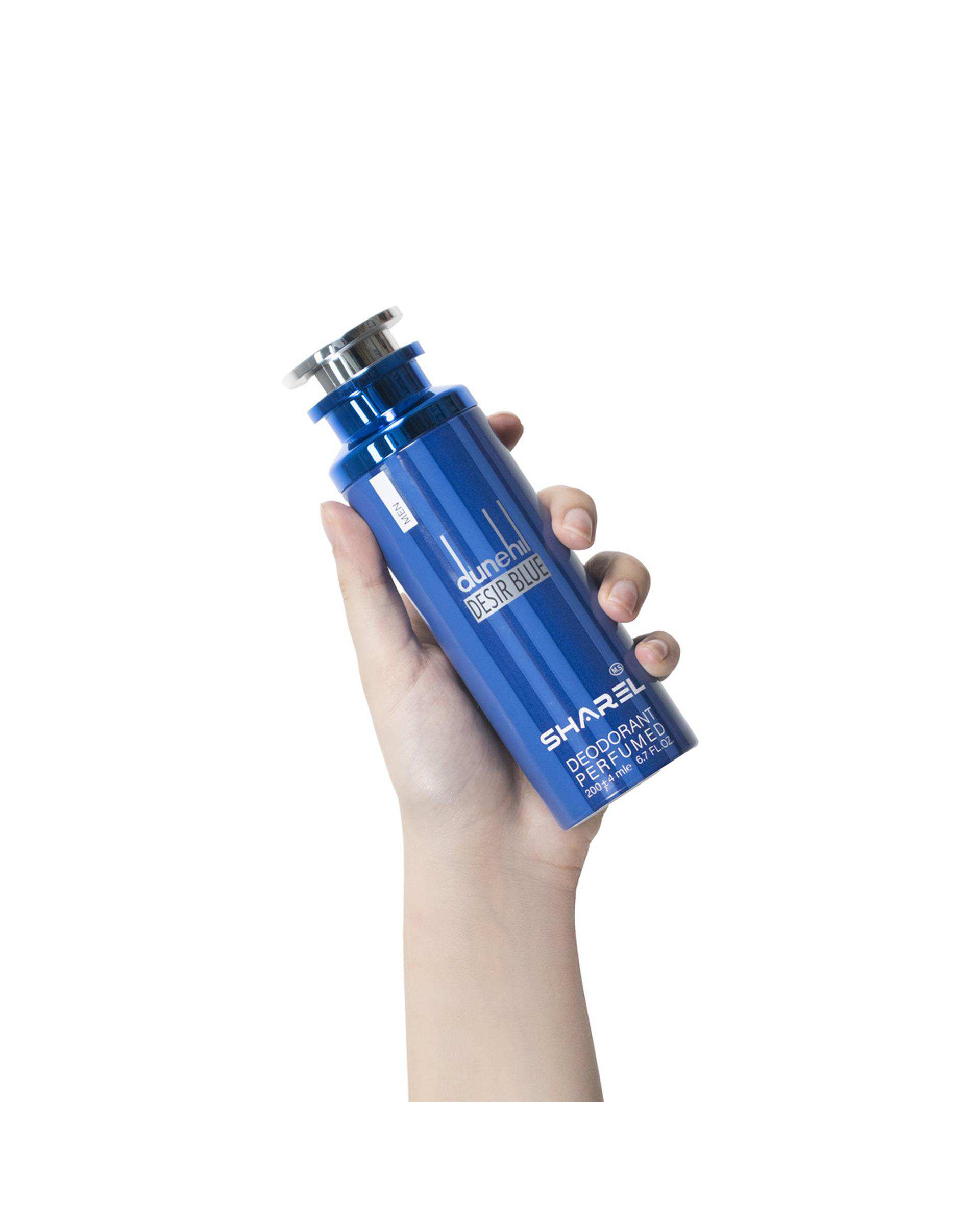 اسپری دئودورانت مردانه شارل Sharel مدل Dunehil Desir Blue حجم 200ml