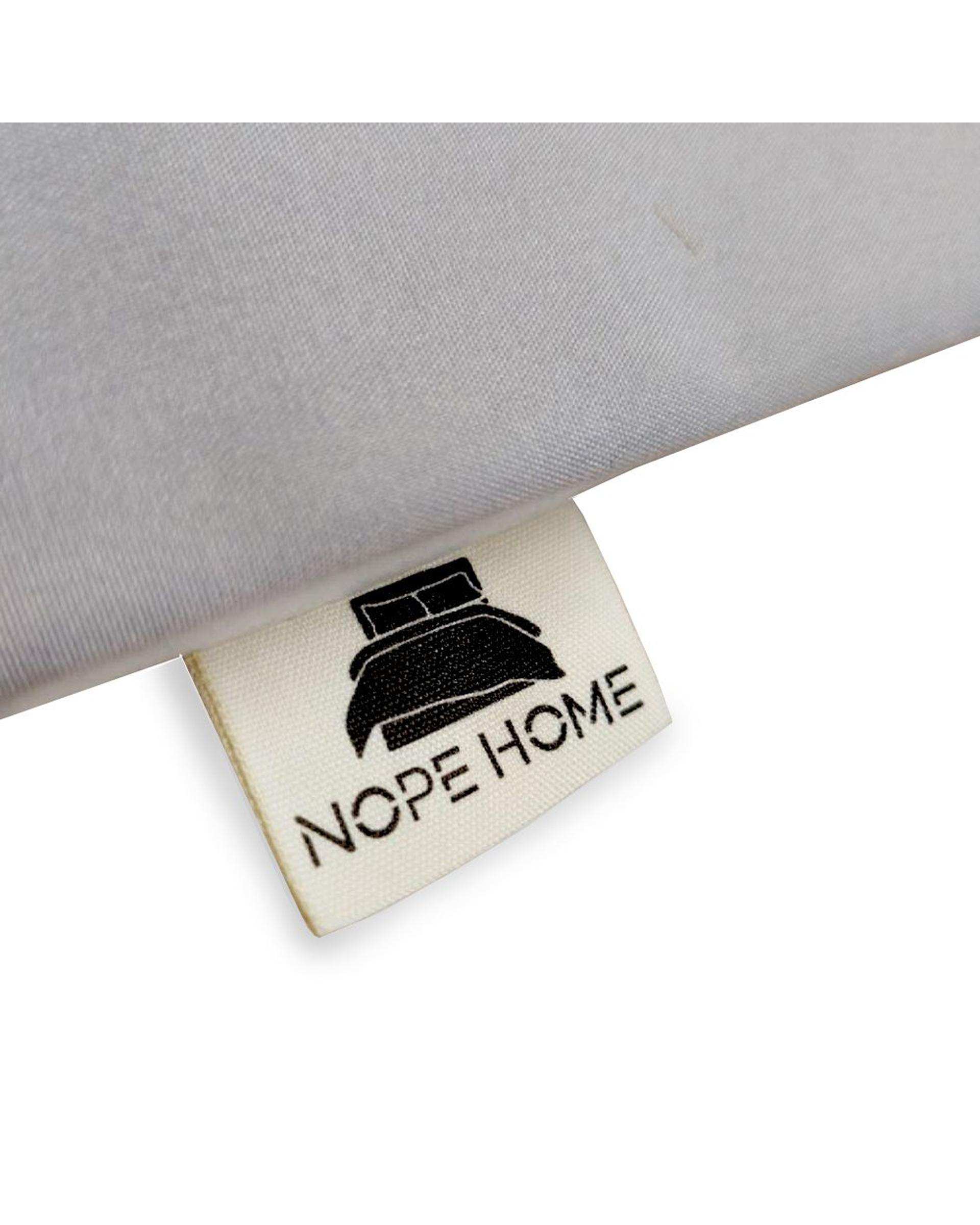 لحاف دو نفره یک تکه نسکافه ای نوپه هوم Nopehome طرح مربع کد L11-3 مناسب عرض تشک 160 الی 180