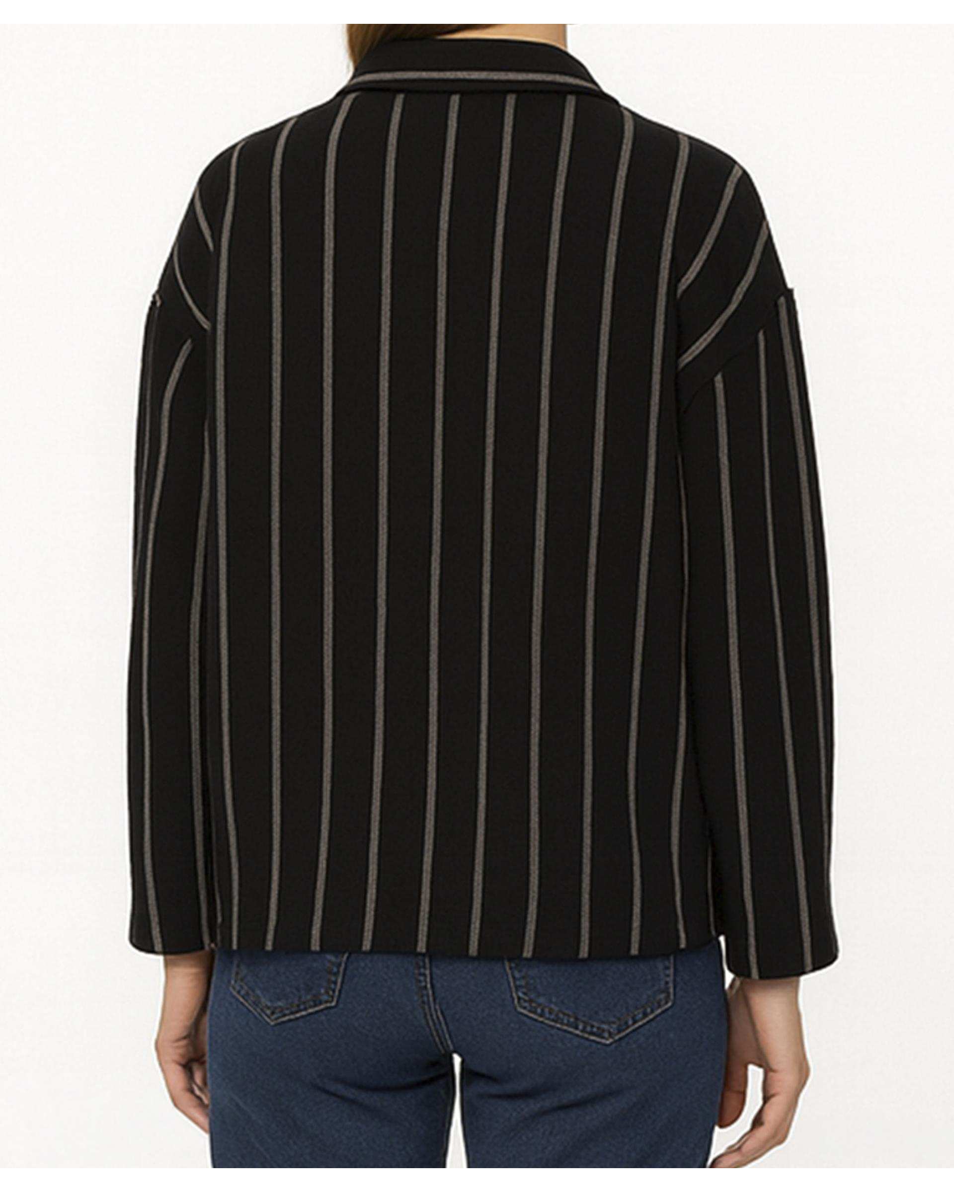 پالتو کوتاه زنانه مشکی آر ان اس RNS کد 11122560