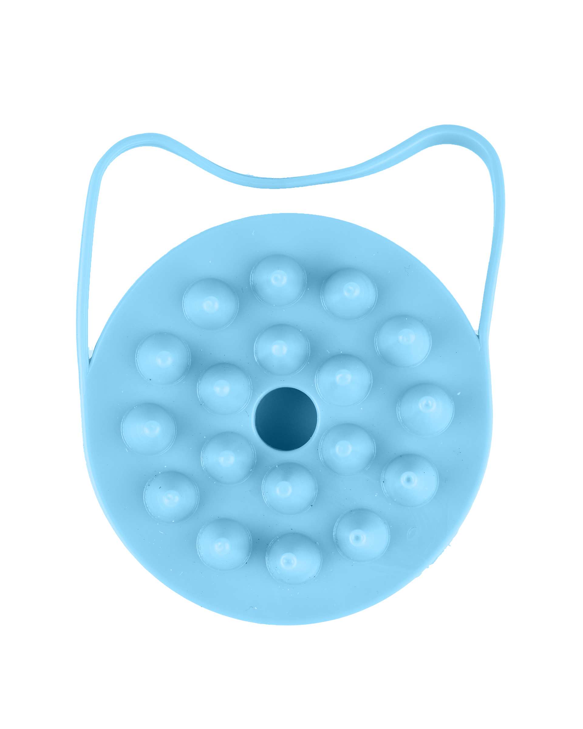 براش سر و بدن شور و ماساژور سیلکونی مو و بدن دو طرفه ارسال رنگ رندوم