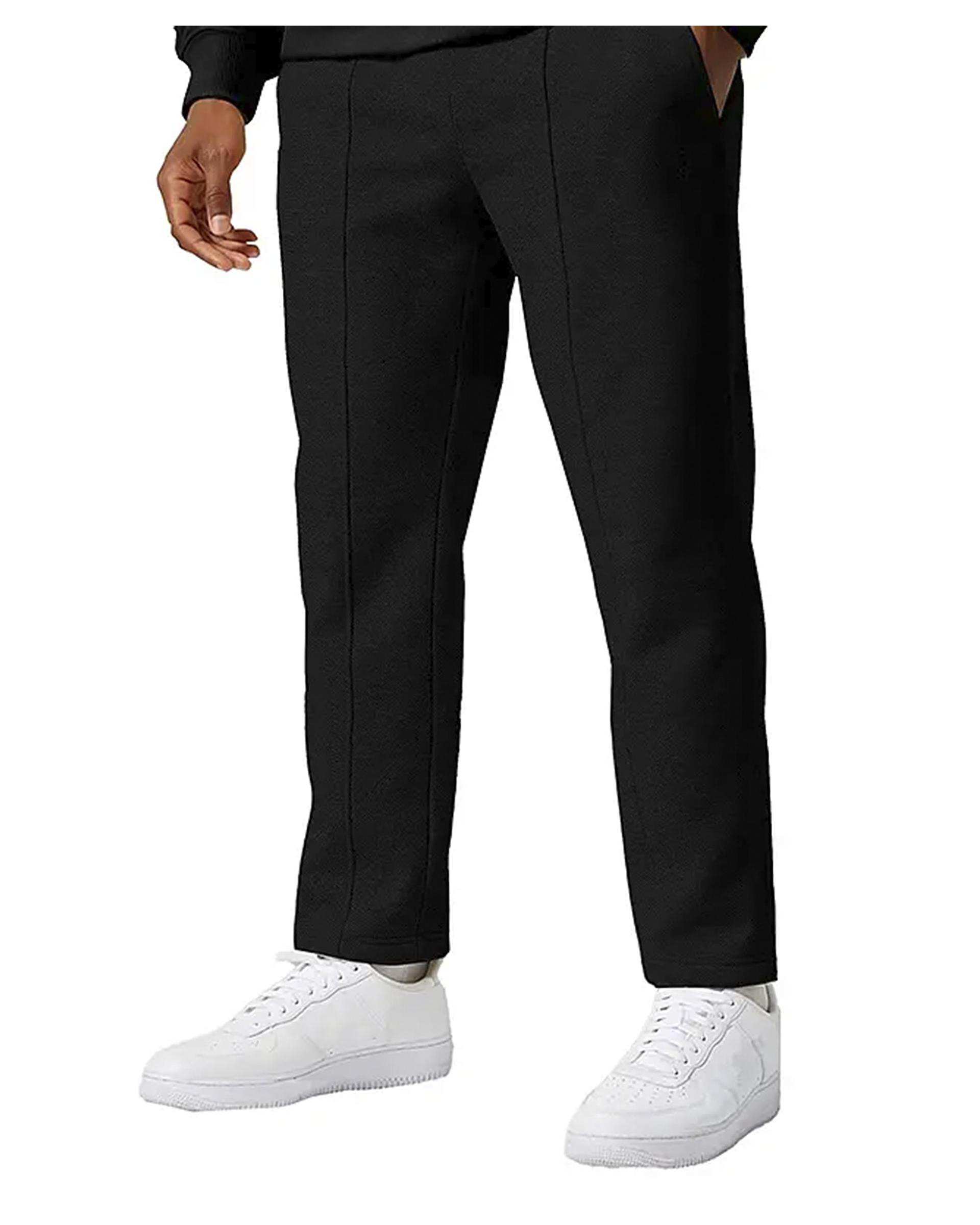 شلوار ورزشی مردانه دورس لاین مشکی نوزده نود و یک 1991 مدل SH1967 B