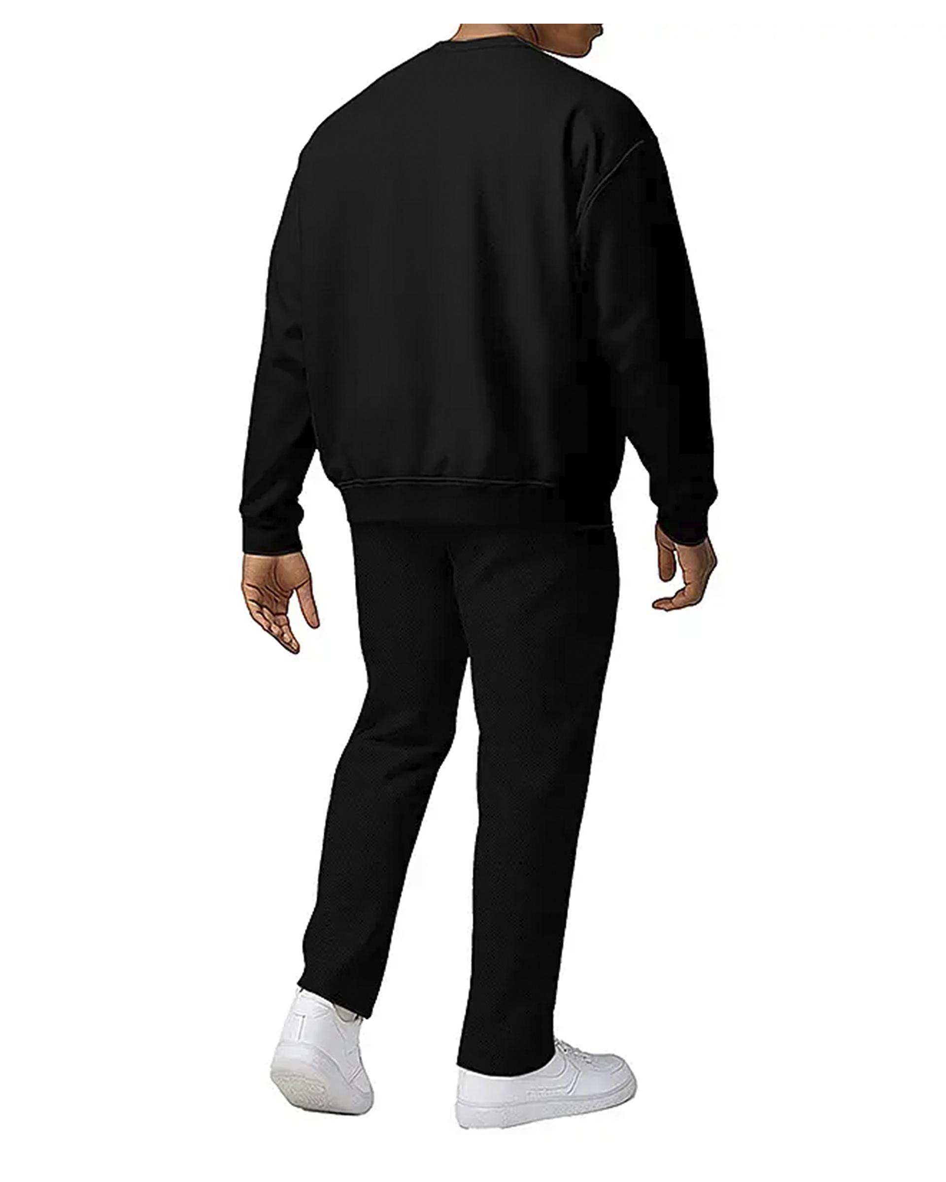 شلوار ورزشی مردانه دورس لاین مشکی نوزده نود و یک 1991 مدل SH1967 B