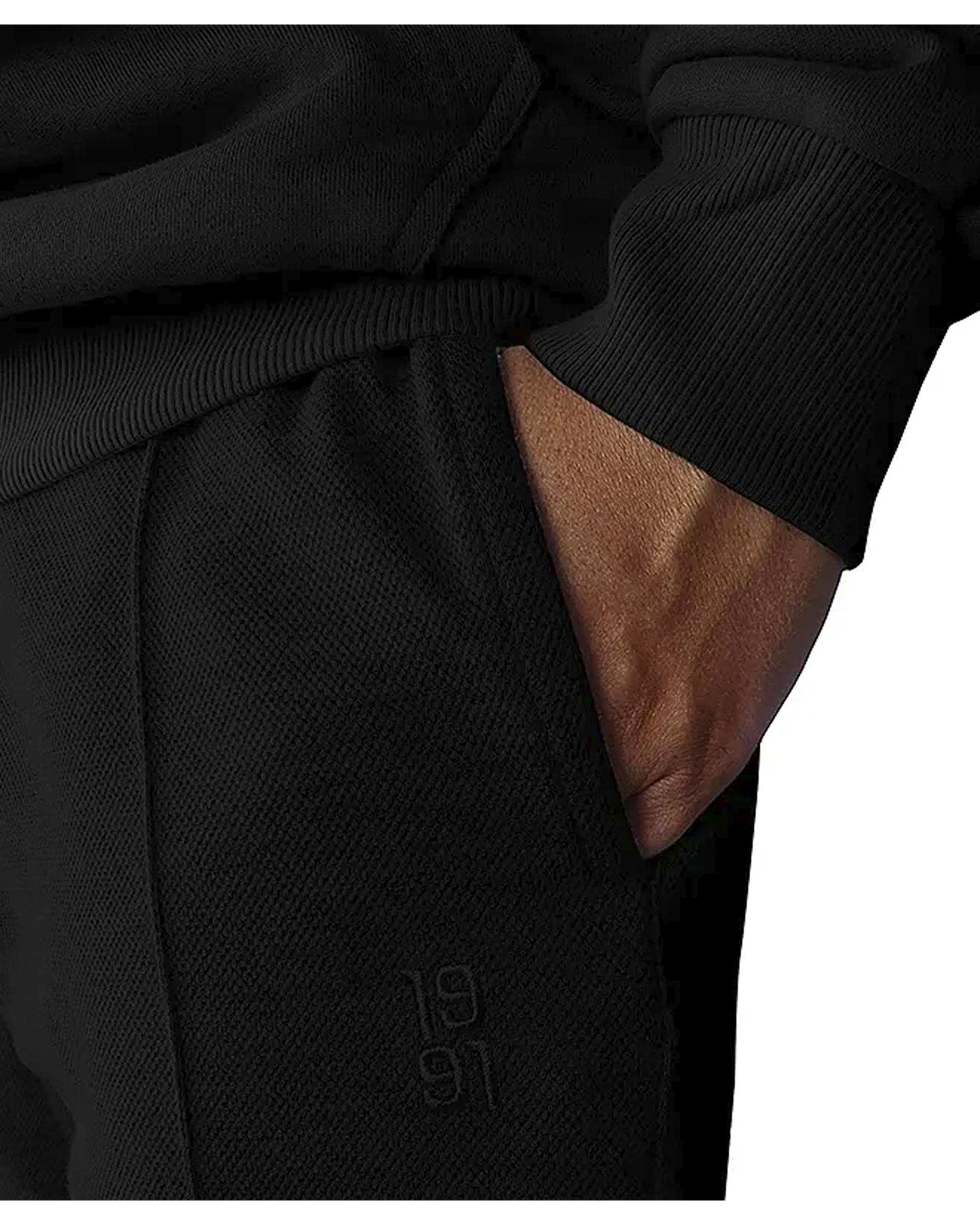 شلوار ورزشی مردانه دورس لاین مشکی نوزده نود و یک 1991 مدل SH1967 B