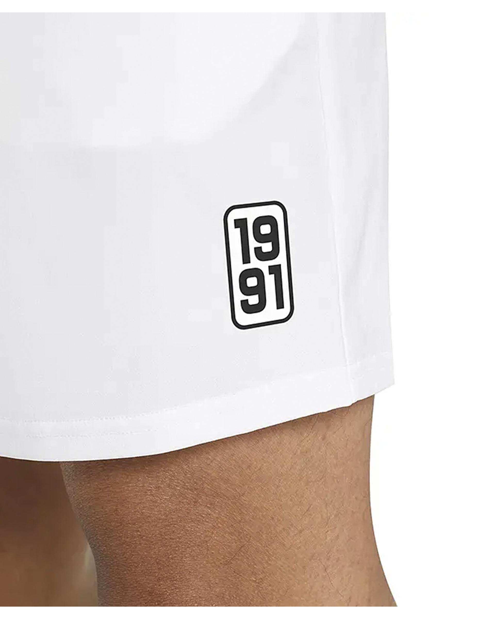 شلوارک ورزشی مردانه آیرو سفید نوزده نود و یک 1991 مدل SH1970 W