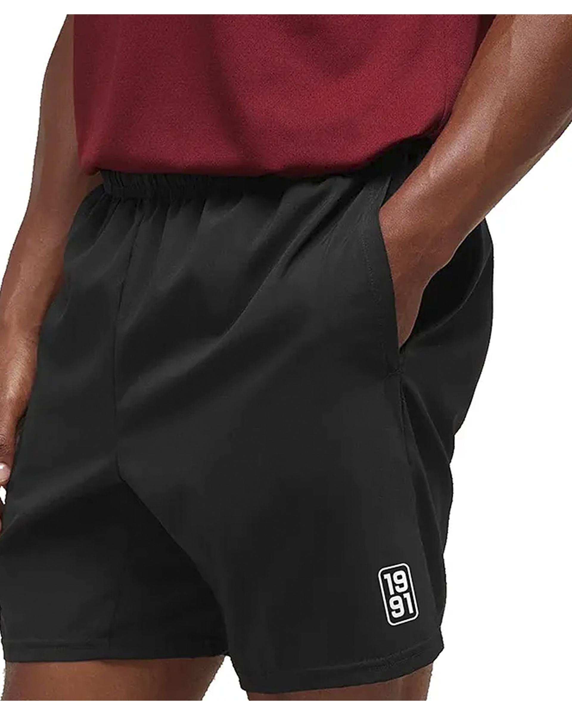 شلوارک ورزشی مردانه آیرو مشکی نوزده نود و یک 1991 مدل SH1970 B