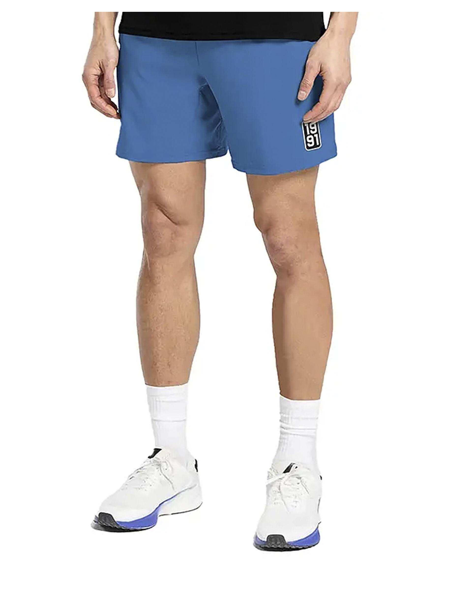 شلوارک ورزشی مردانه آیرو آبی نفتی نوزده نود و یک 1991 مدل SH1970 DBL