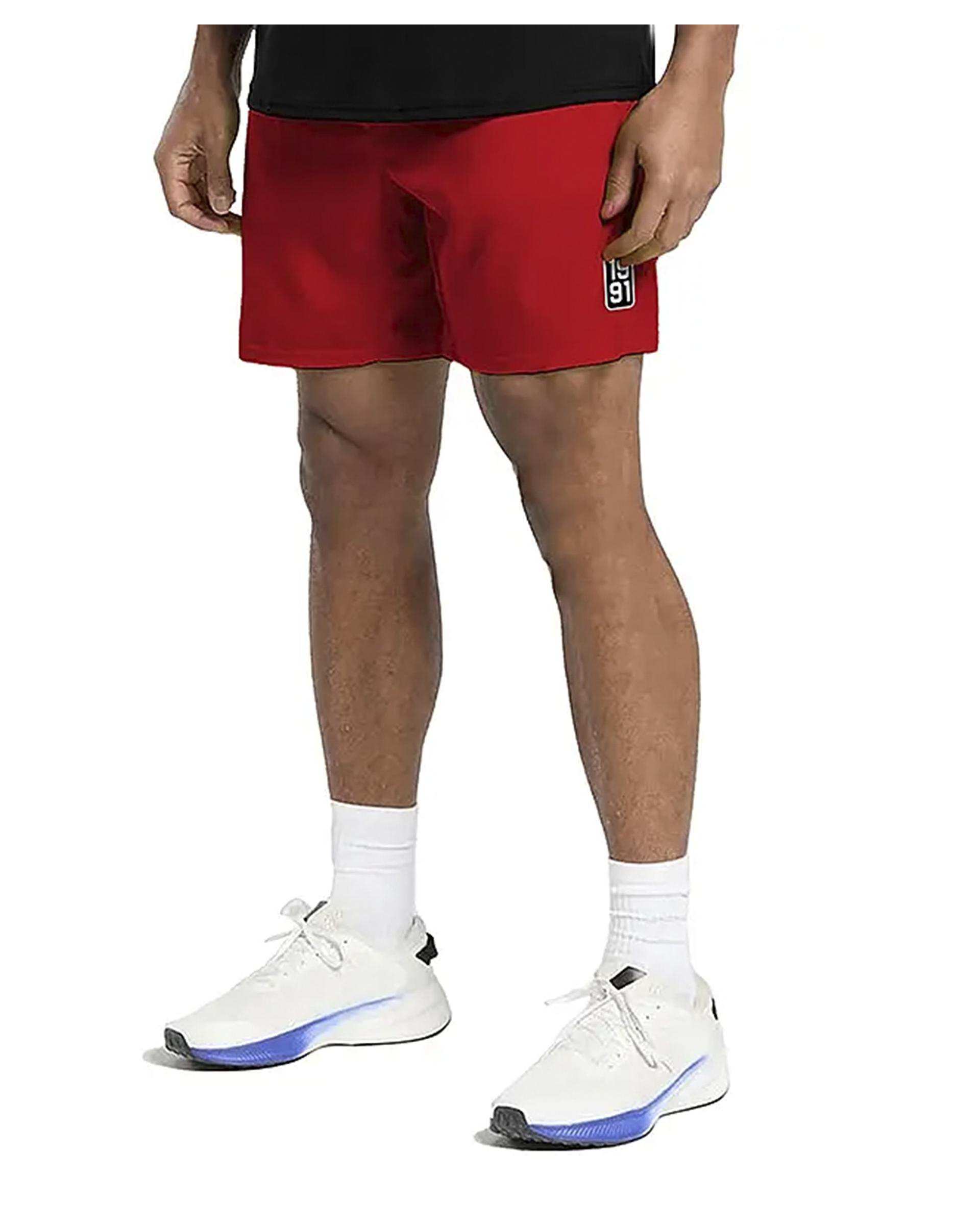 شلوارک ورزشی مردانه آیرو قرمز نوزده نود و یک 1991 مدل SH1970 R