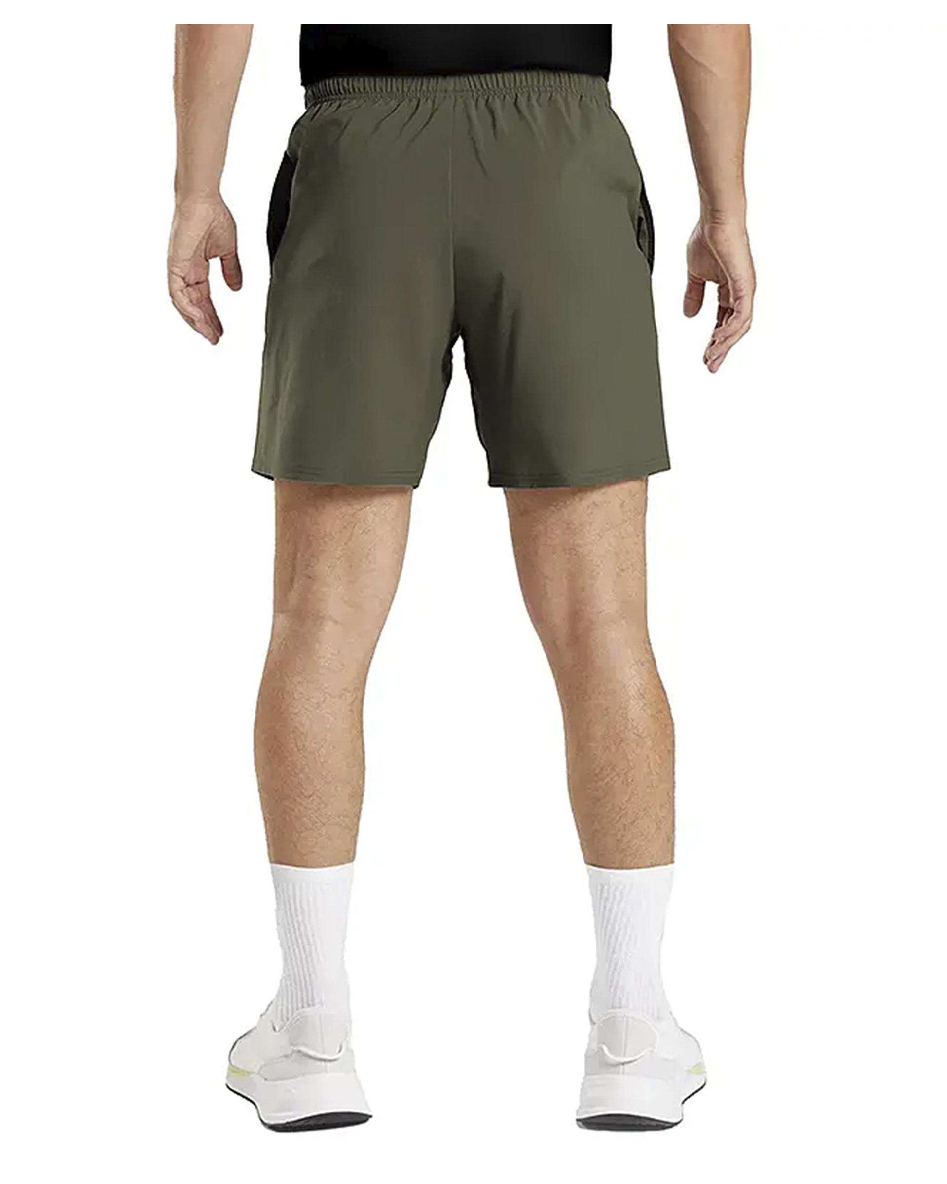 شلوارک ورزشی مردانه آیرو سبز زیتونی نوزده نود و یک 1991 مدل SH1970 OGr