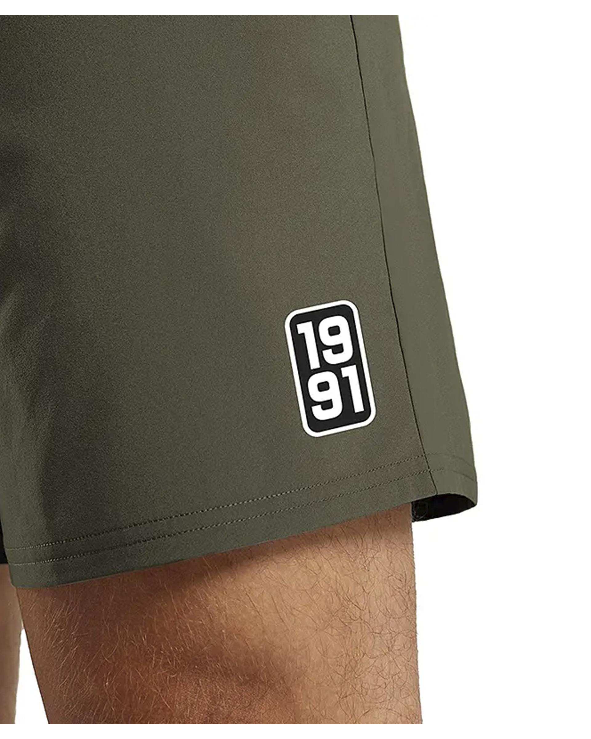 شلوارک ورزشی مردانه آیرو سبز زیتونی نوزده نود و یک 1991 مدل SH1970 OGr