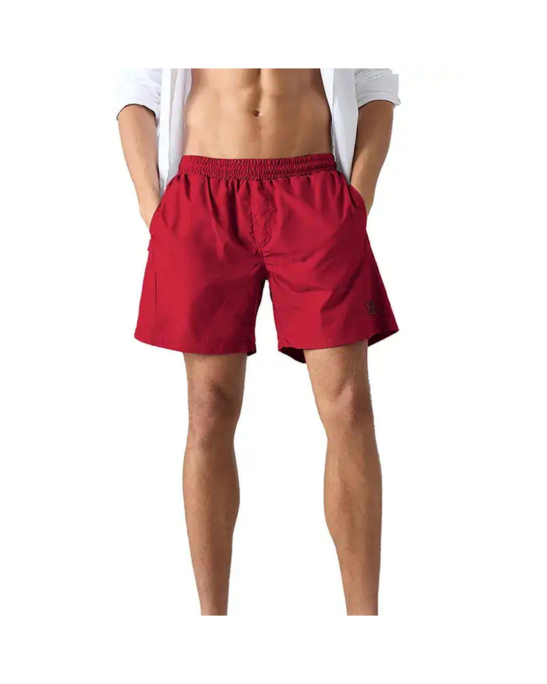 مایو مردانه قرمز نوزده نود و یک 1991 مدل SH1971 RE