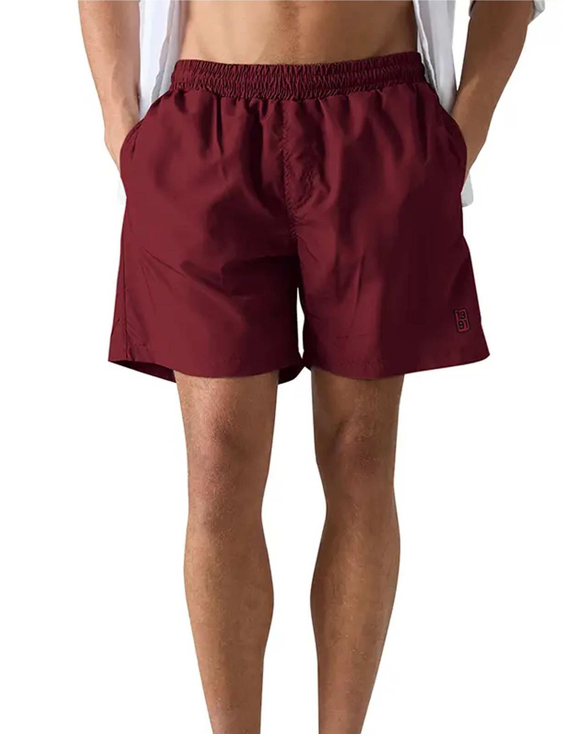 مایو مردانه زرشکی نوزده نود و یک 1991 مدل SH1971 CRI