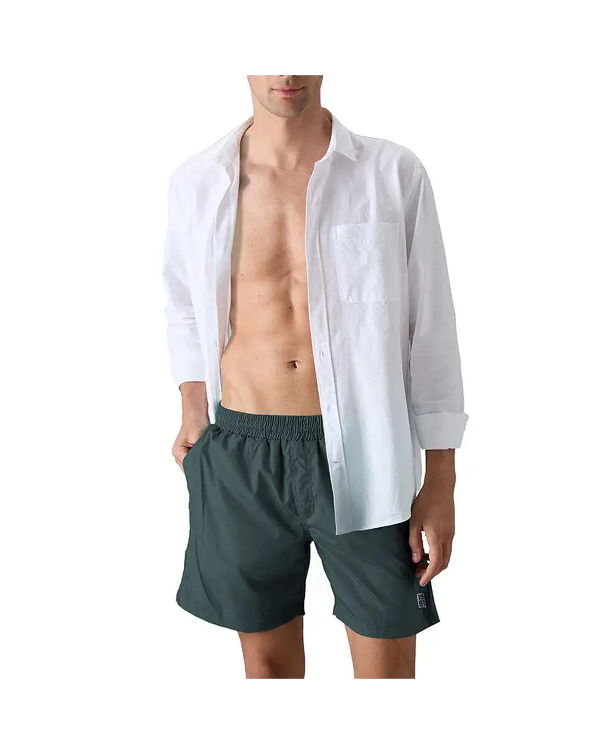 مایو مردانه سبز کله غازی نوزده نود و یک 1991 مدل SH1971 PEAT