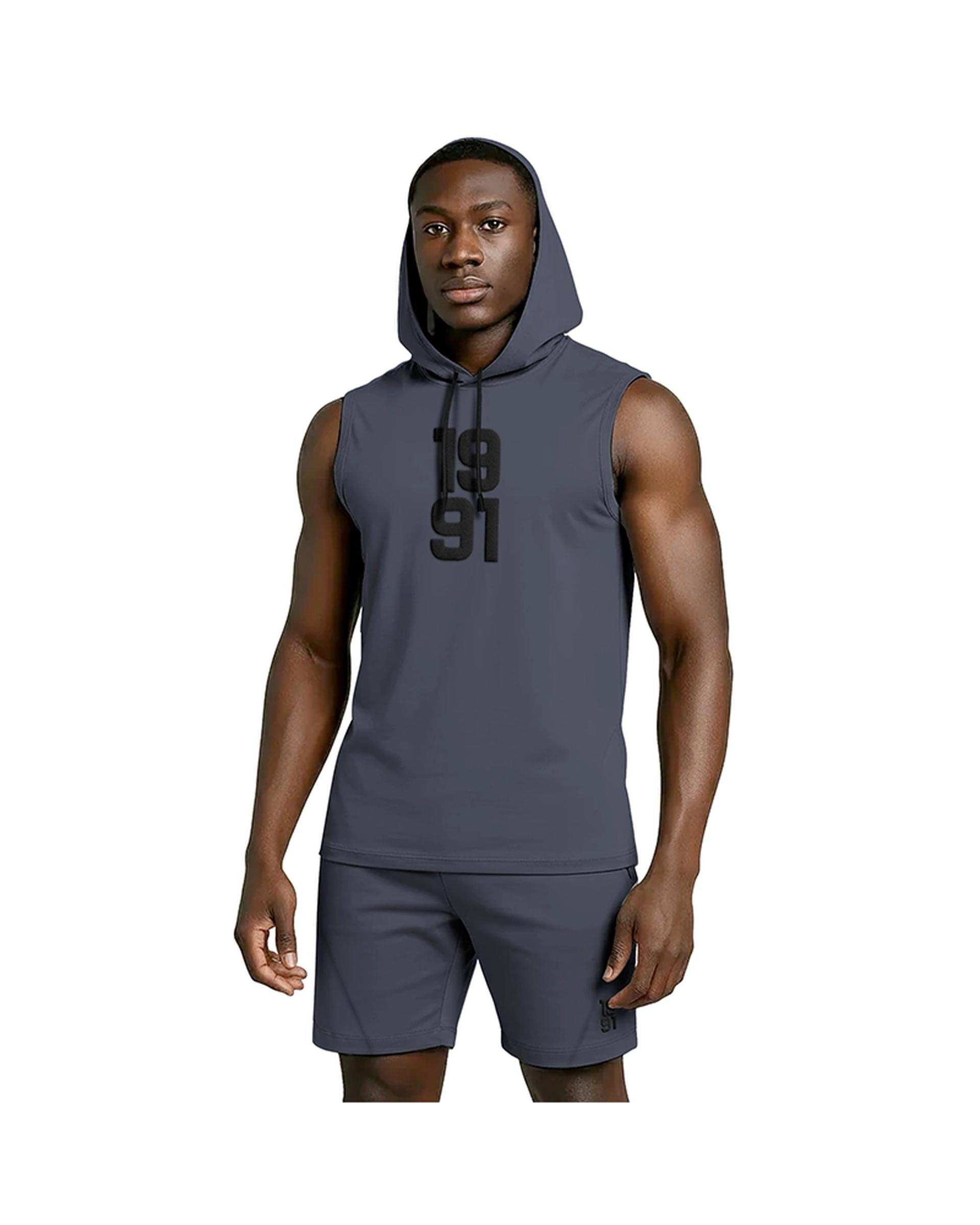 تاپ ورزشی مردانه کلاهدار نوک مدادی نوزده نود و یک 1991 مدل TS1985 DG