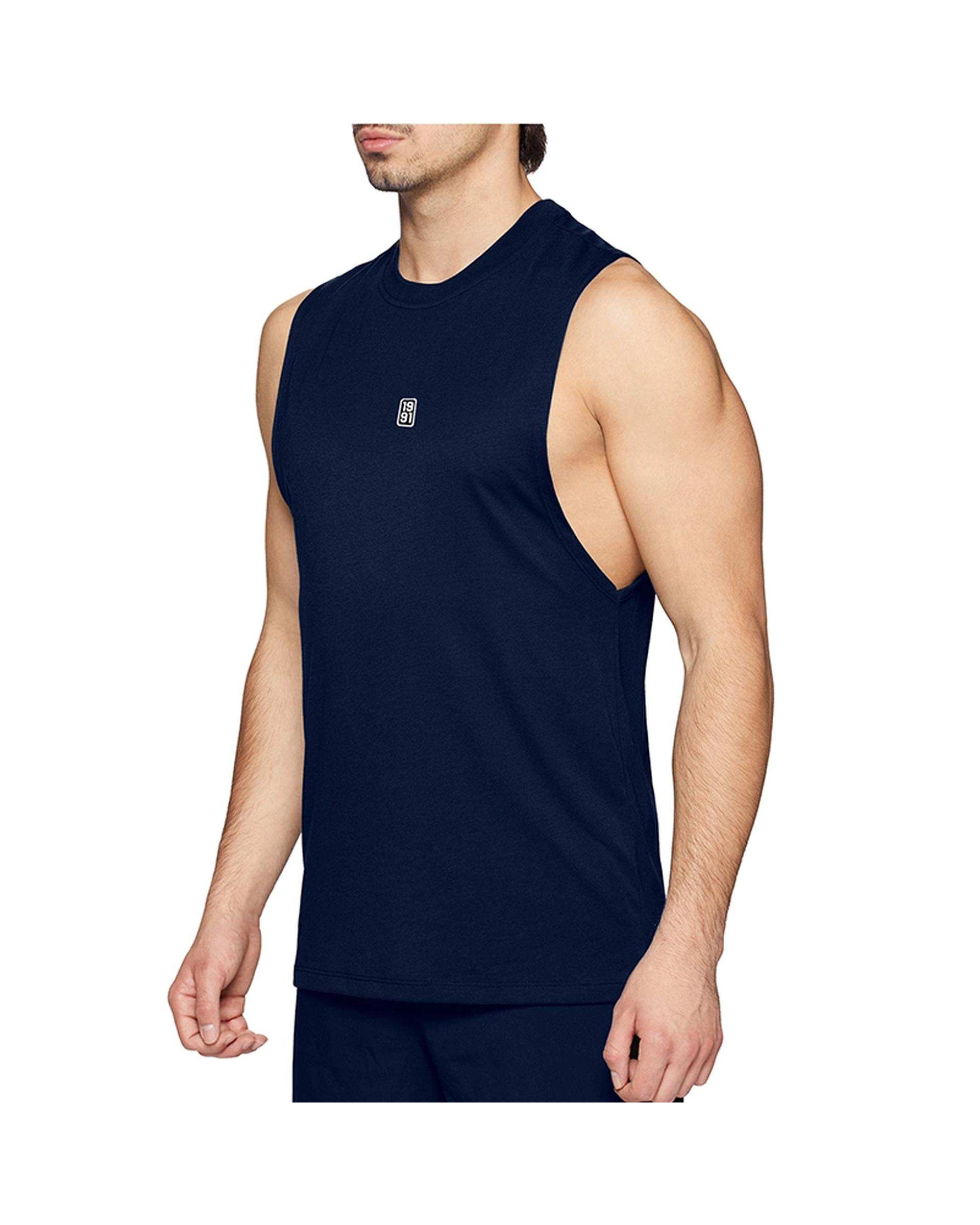 تاپ ورزشی مردانه کلاهدار سرمه ای نوزده نود و یک 1991 مدل TS1986 NB