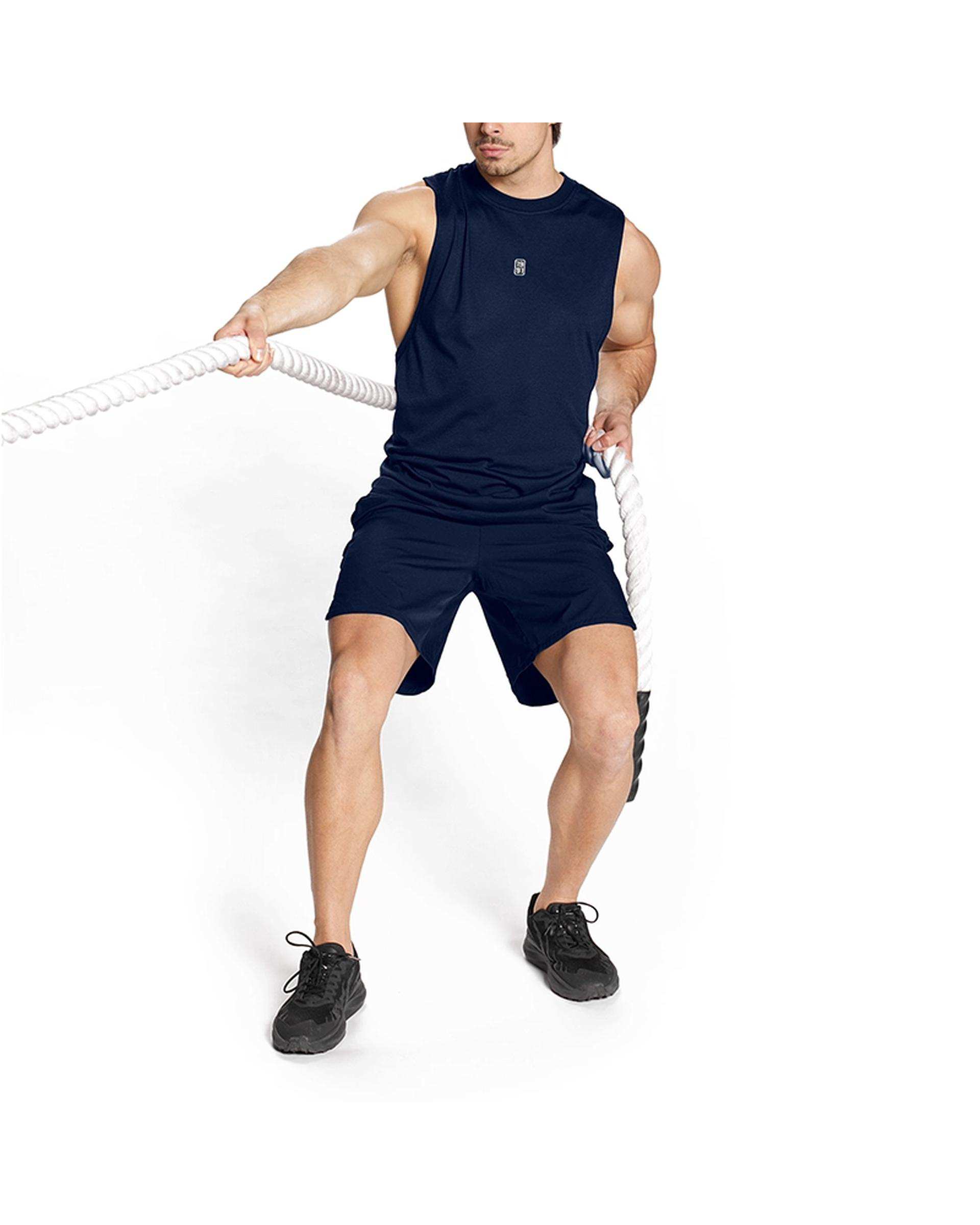 تاپ ورزشی مردانه کلاهدار سرمه ای نوزده نود و یک 1991 مدل TS1986 NB