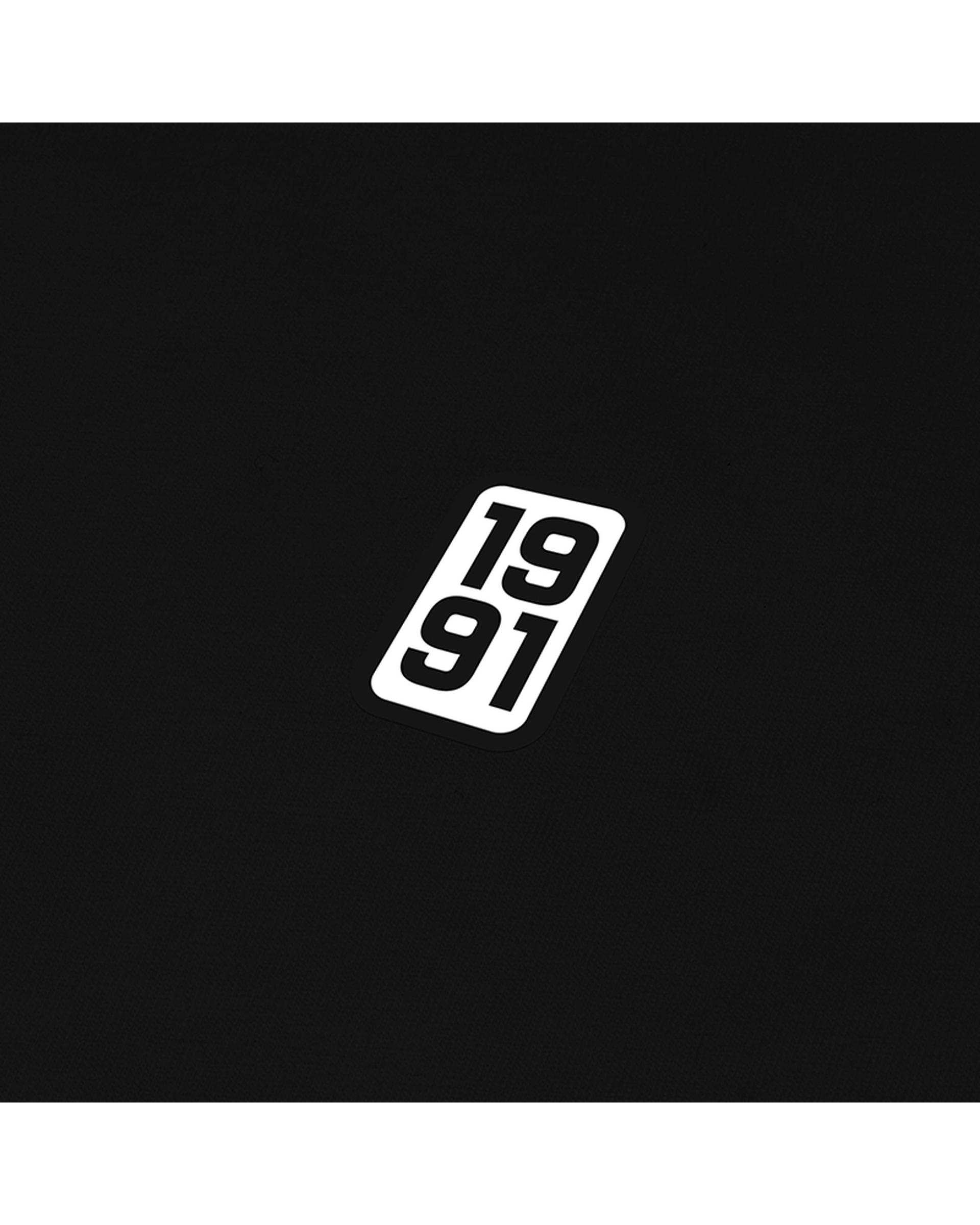 تاپ ورزشی مردانه کلاهدار مشکی نوزده نود و یک 1991 مدل TS1986 B