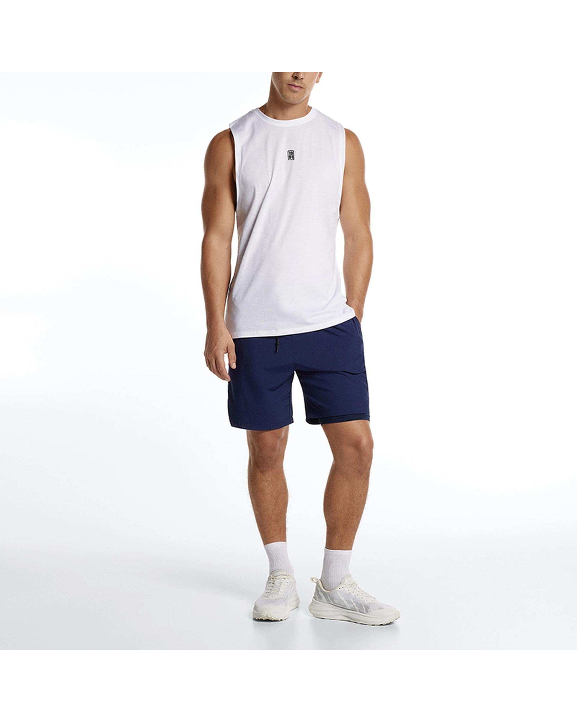 تاپ ورزشی مردانه کلاهدار سفید نوزده نود و یک 1991 مدل TS1986 W