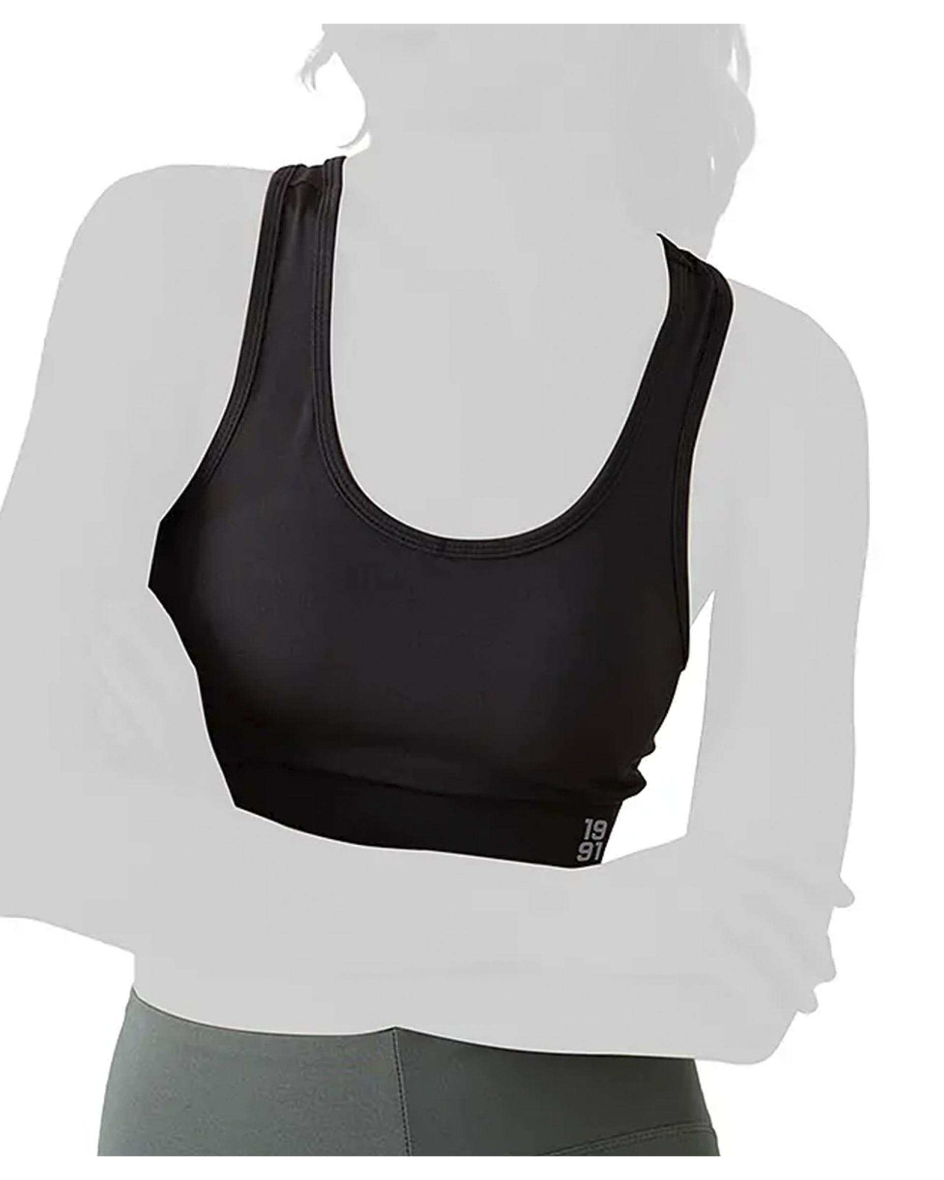 نیم تنه ورزشی زنانه مشکی نوزده نود و یک 1991 مدل TS1987 B