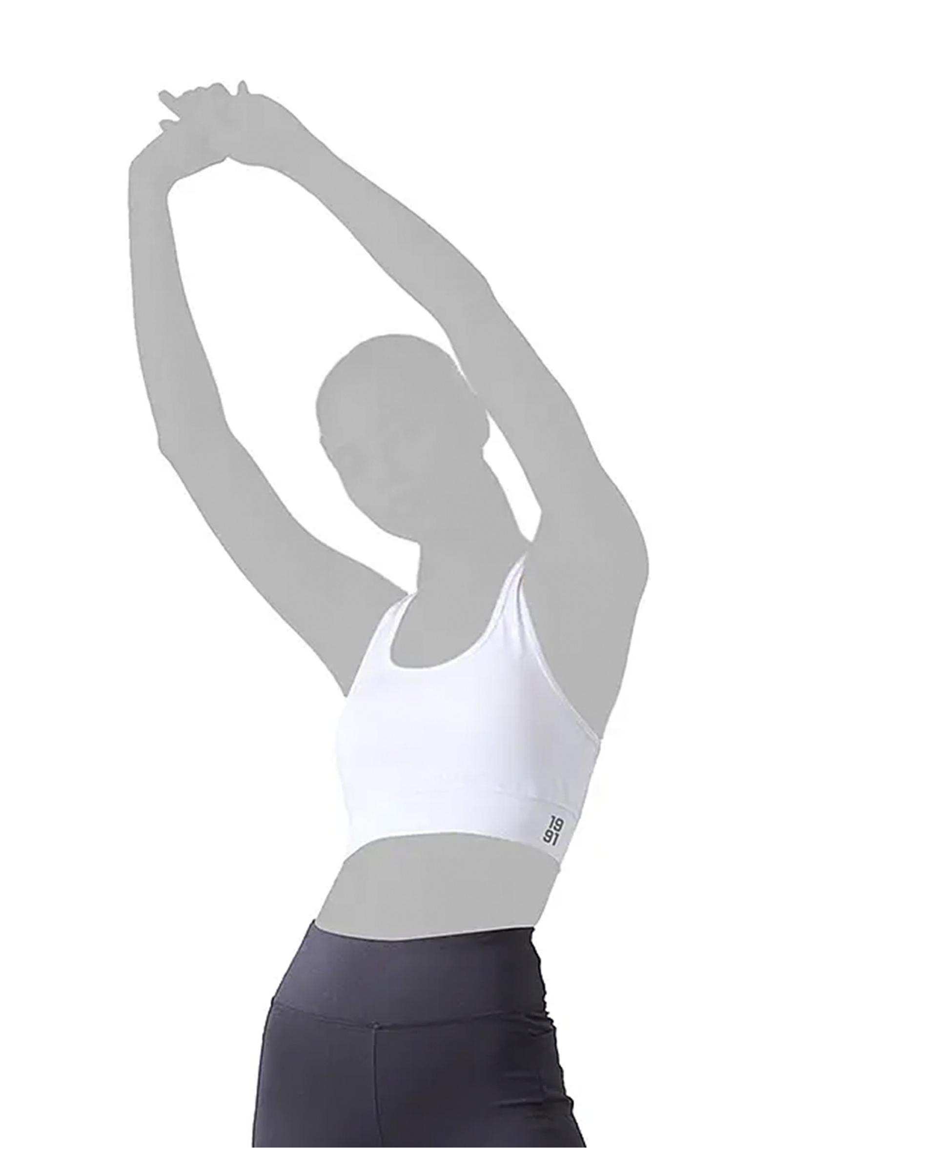 نیم تنه ورزشی زنانه سفید نوزده نود و یک 1991 مدل TS1987 W