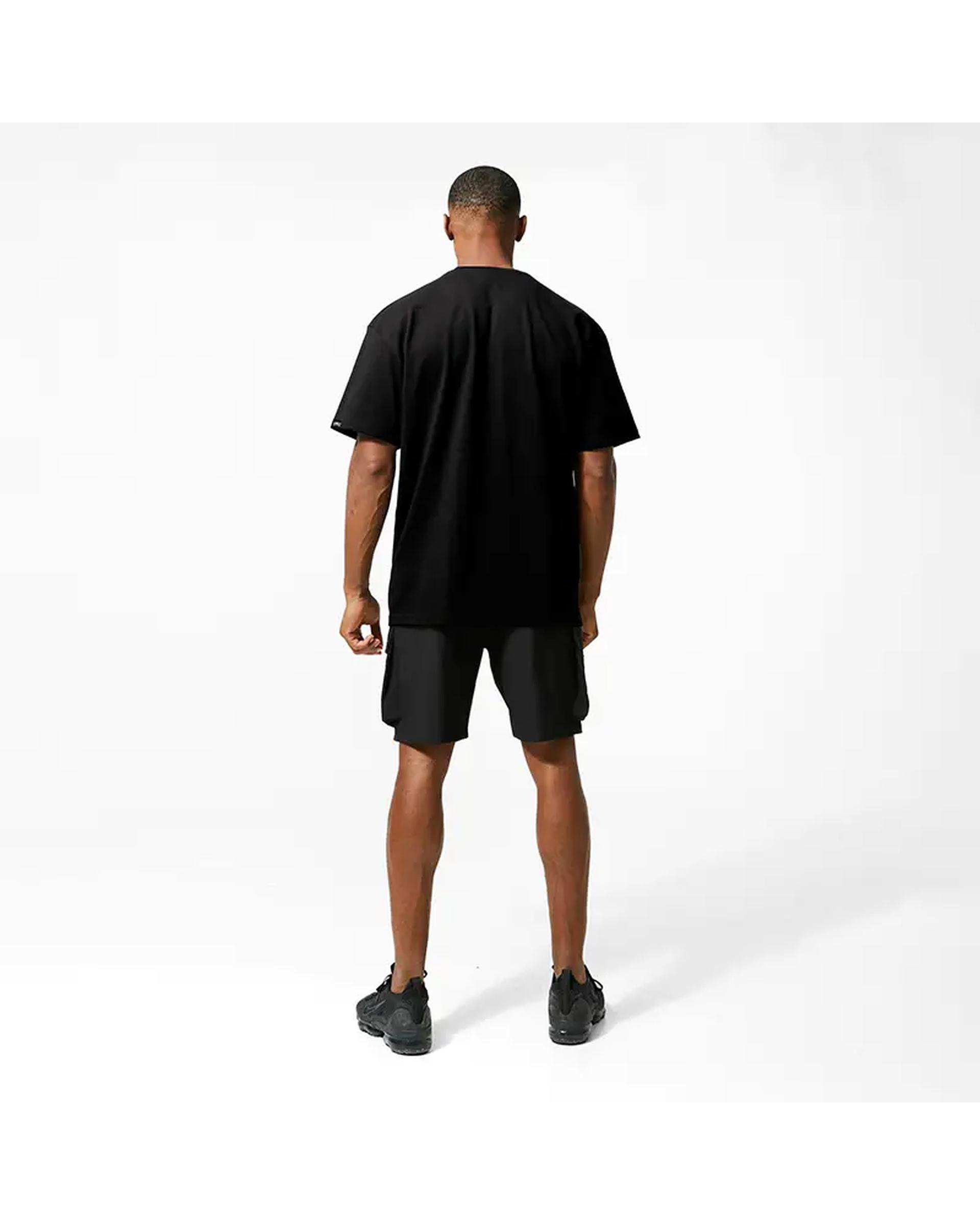 تی شرت مردانه نخی اورسایز مشکی نوزده نود و یک 1991 مدل TS1989 B