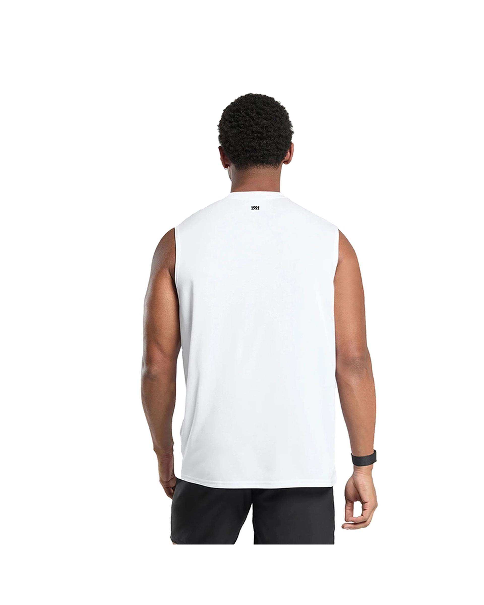 تاپ ورزشی مردانه اورسایز سفید نوزده نود و یک 1991 مدل TS1990 W