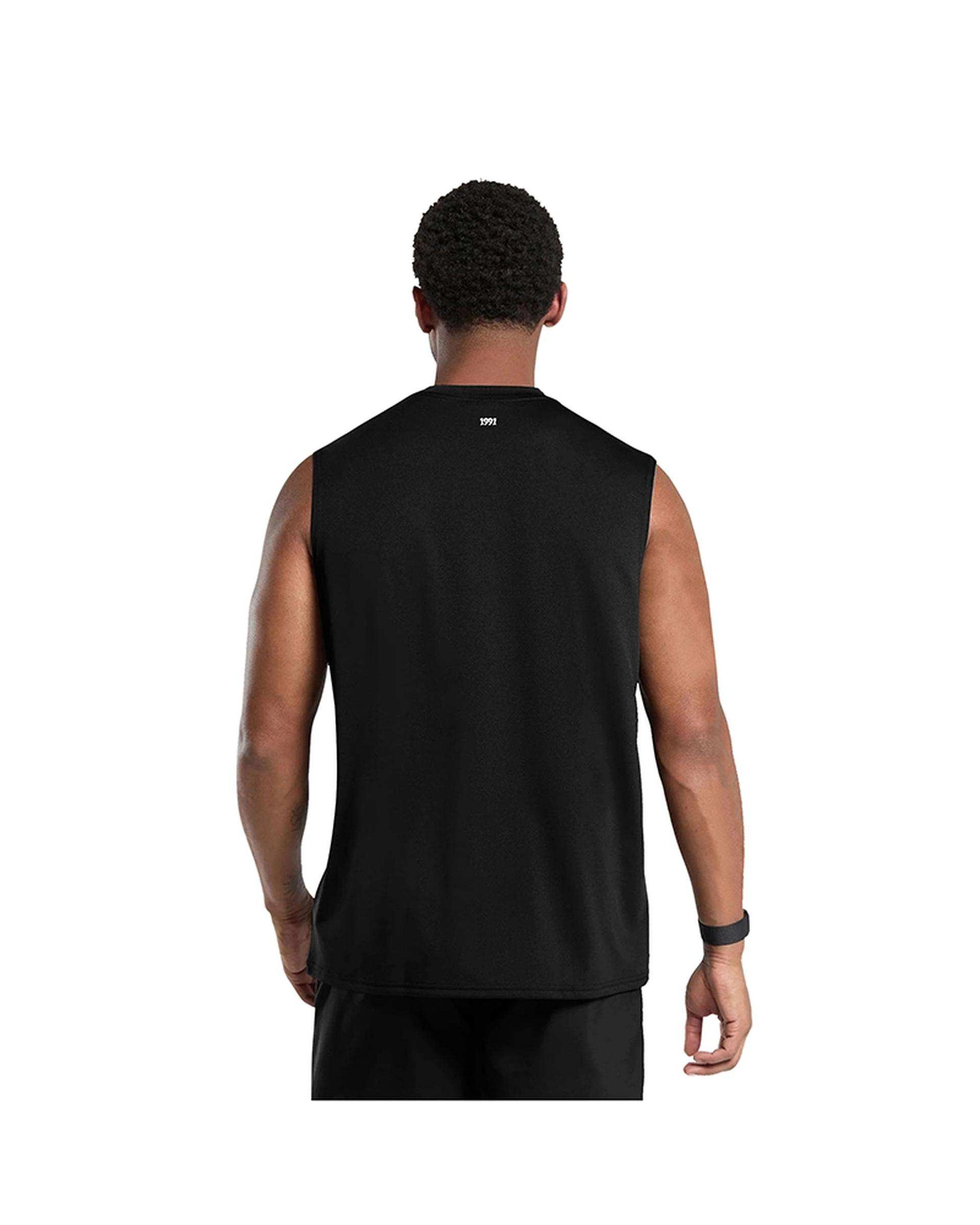 تاپ ورزشی مردانه اورسایز مشکی نوزده نود و یک 1991 مدل TS1990 B
