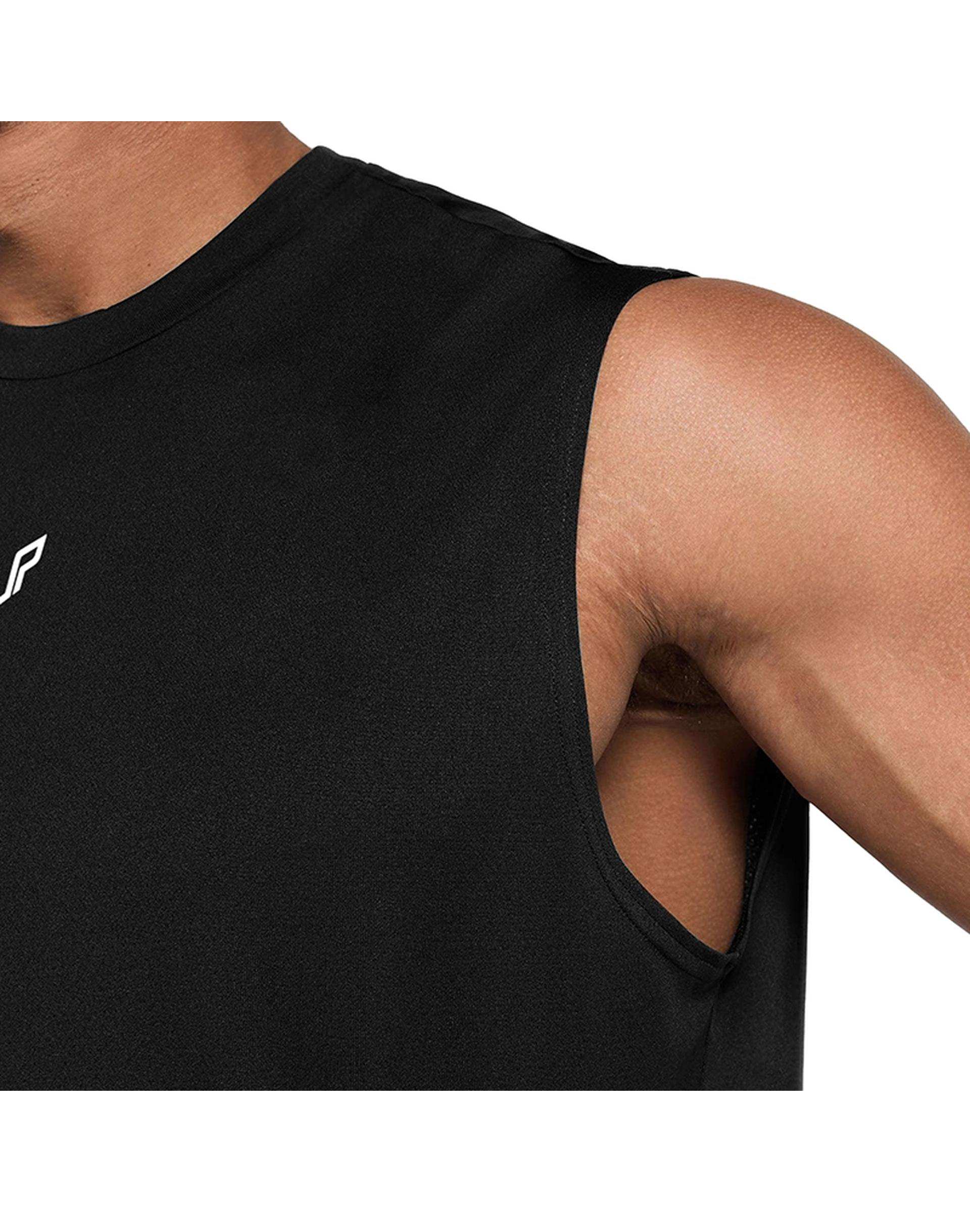 تاپ ورزشی مردانه اورسایز مشکی نوزده نود و یک 1991 مدل TS1990 B