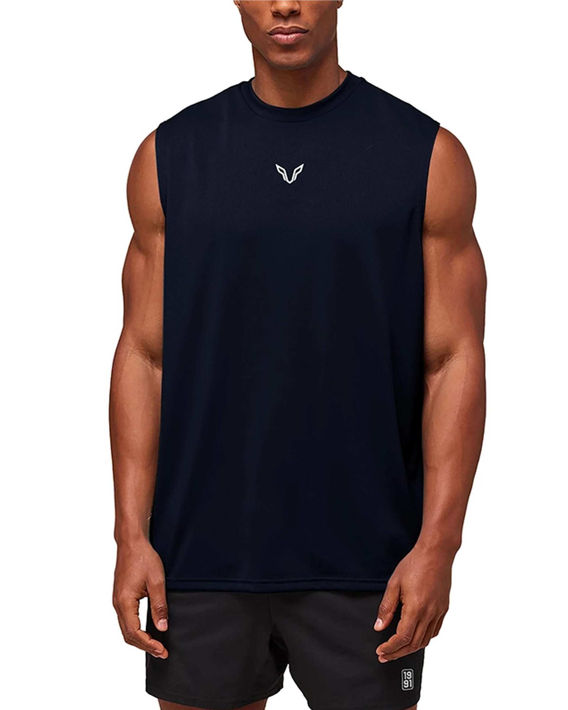 تاپ ورزشی مردانه اورسایز سرمه ای نوزده نود و یک 1991 مدل TS1990 NB