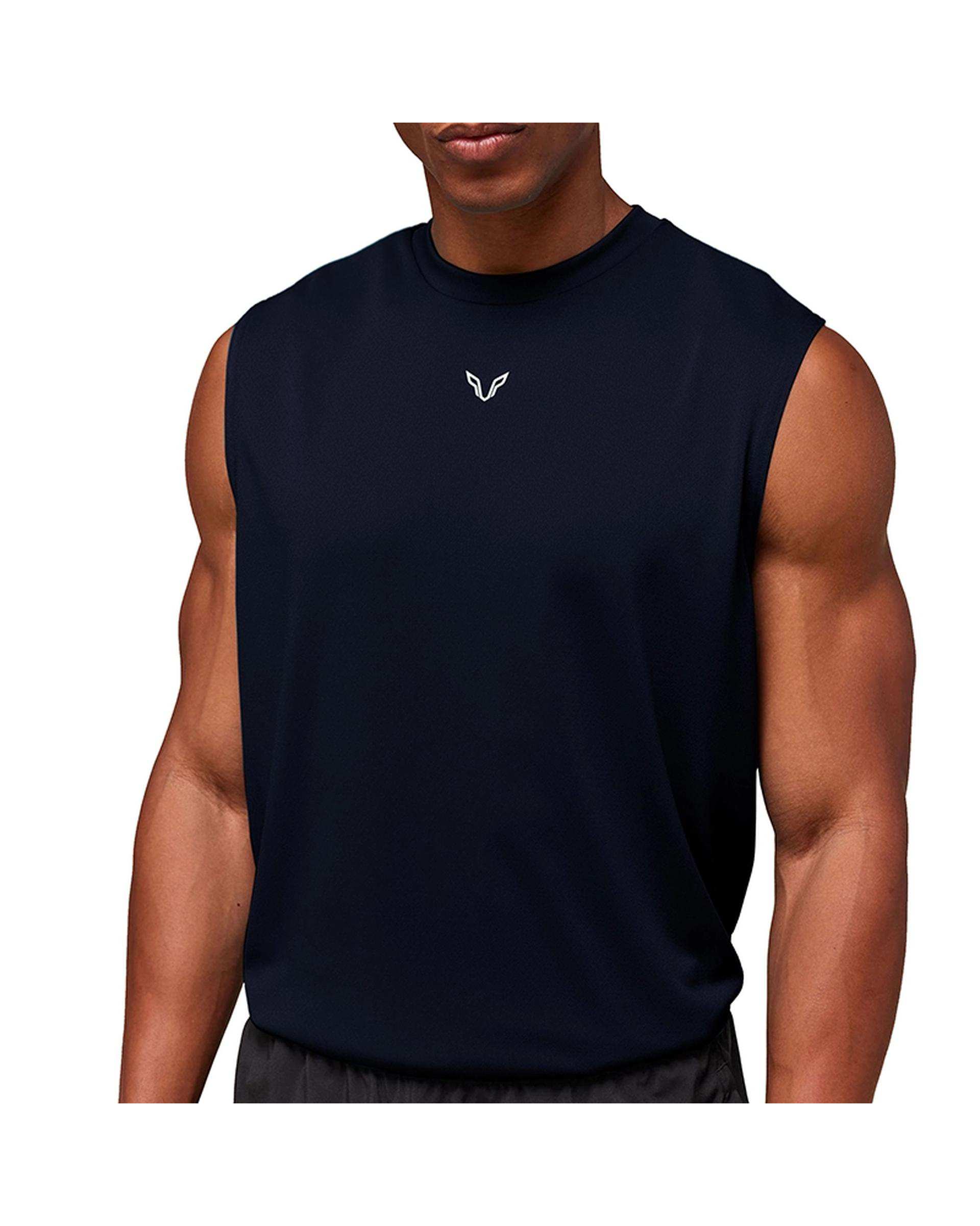 تاپ ورزشی مردانه اورسایز سرمه ای نوزده نود و یک 1991 مدل TS1990 NB