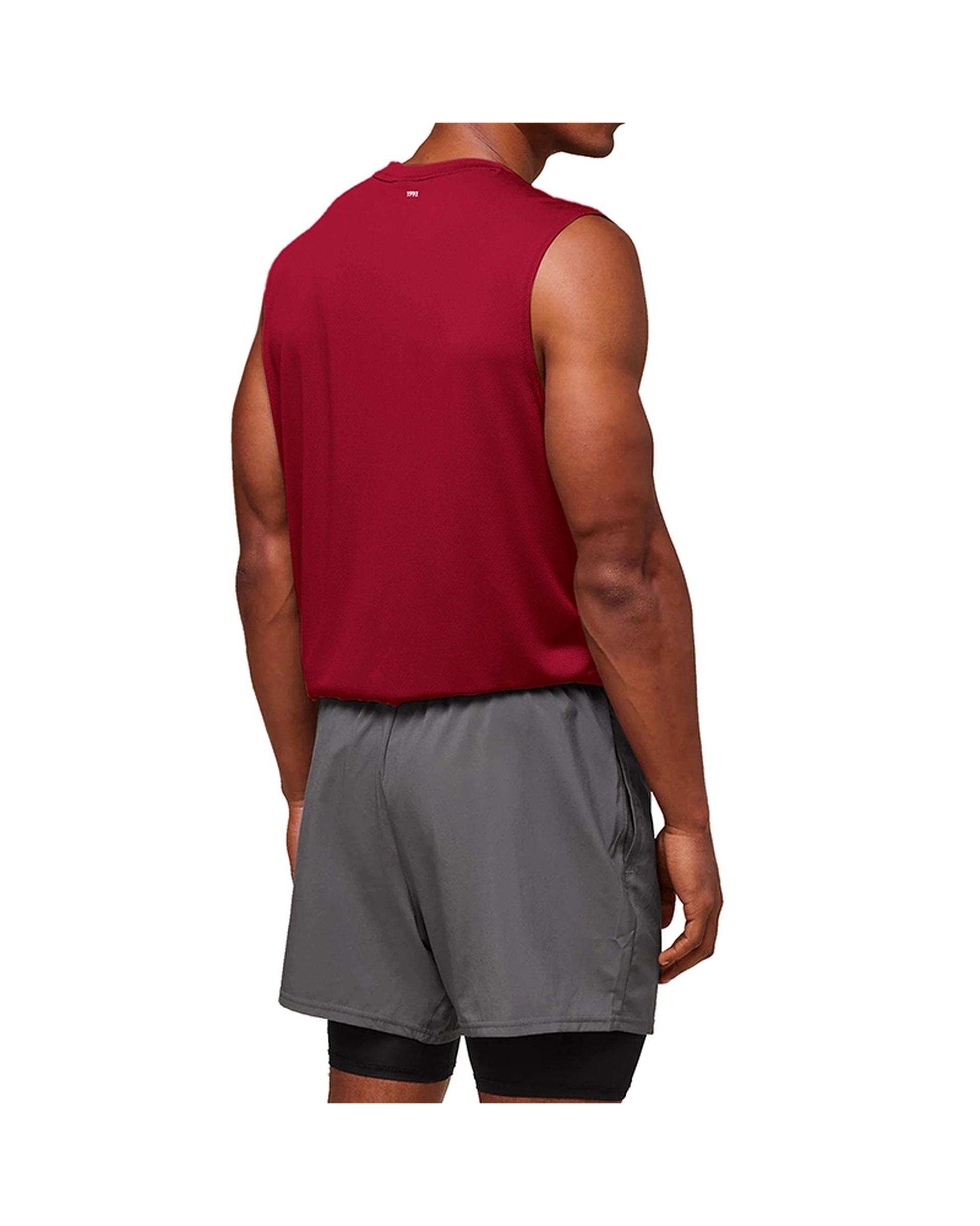 تاپ ورزشی مردانه اورسایز قرمز نوزده نود و یک 1991 مدل TS1990 R