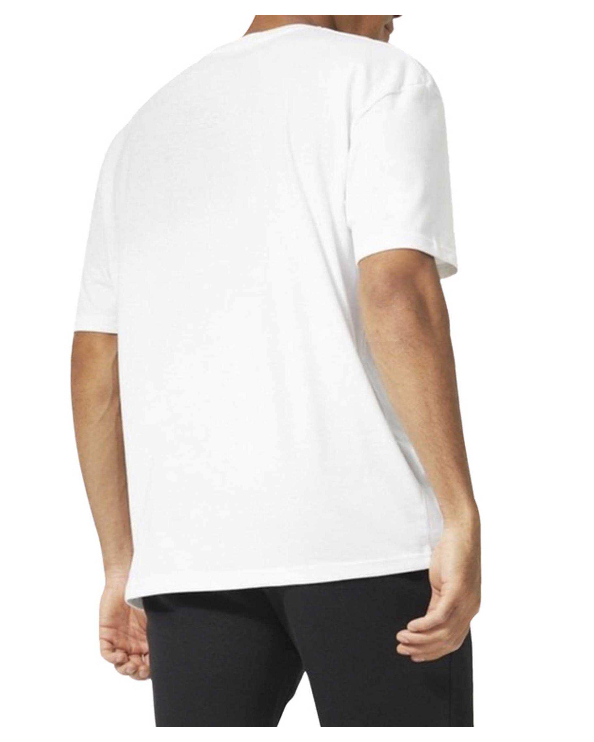 تی شرت مردانه اورسایز سفید نوزده نود و یک 1991 مدل TS1963 W