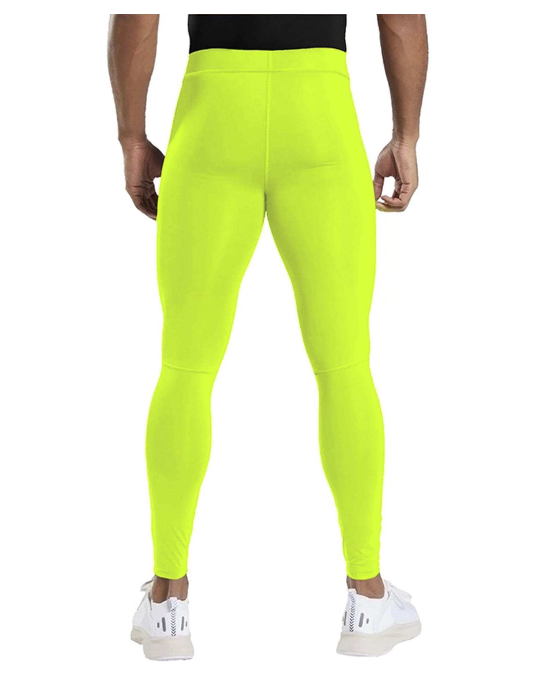 لگینگ ورزشی مردانه سبز فسفری نوزده نود و یک 1991 مدل SH1920 PH