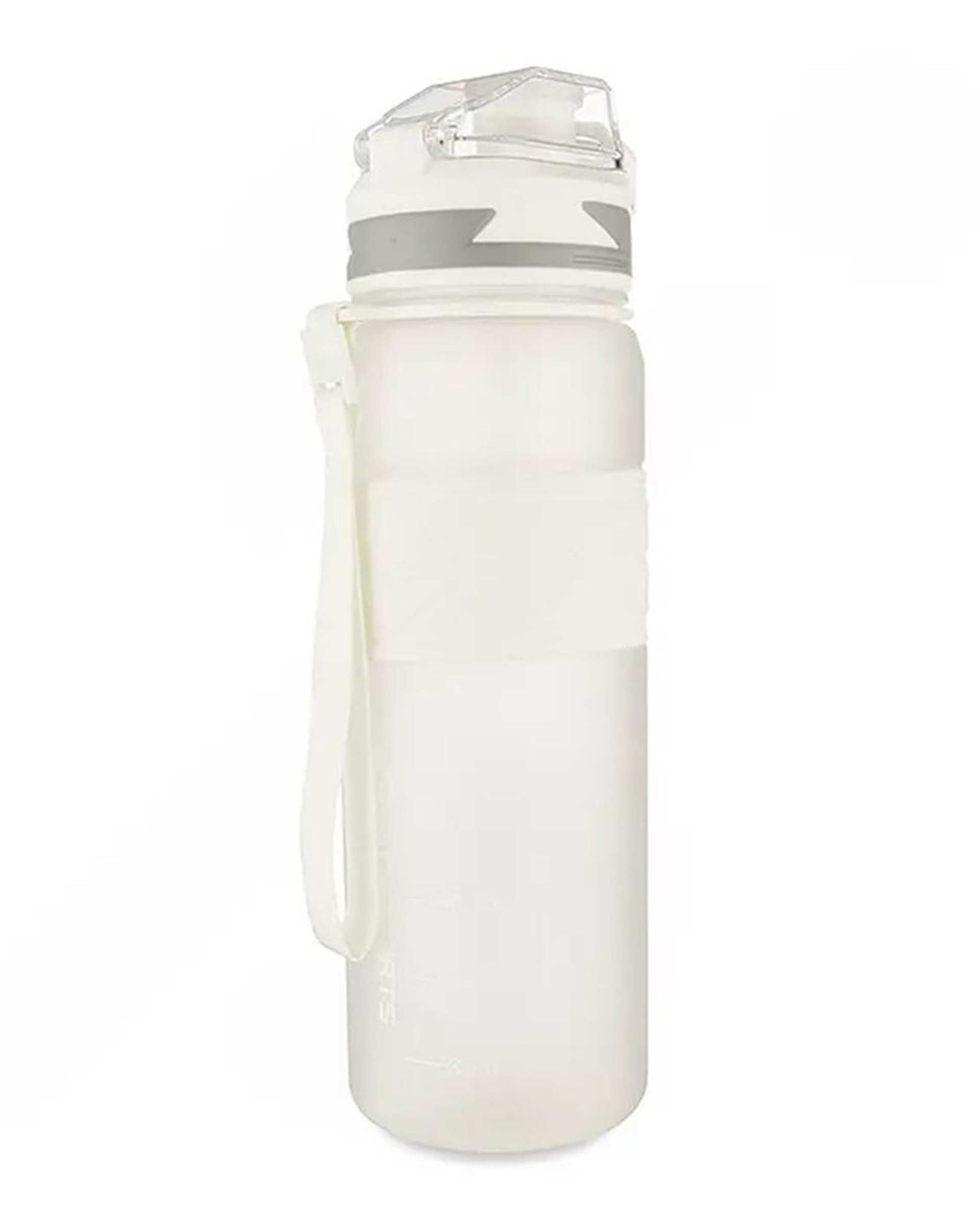 قمقمه ورزشی نی دار گنجایش 1 لیتر سفید صدفی مدل YY New