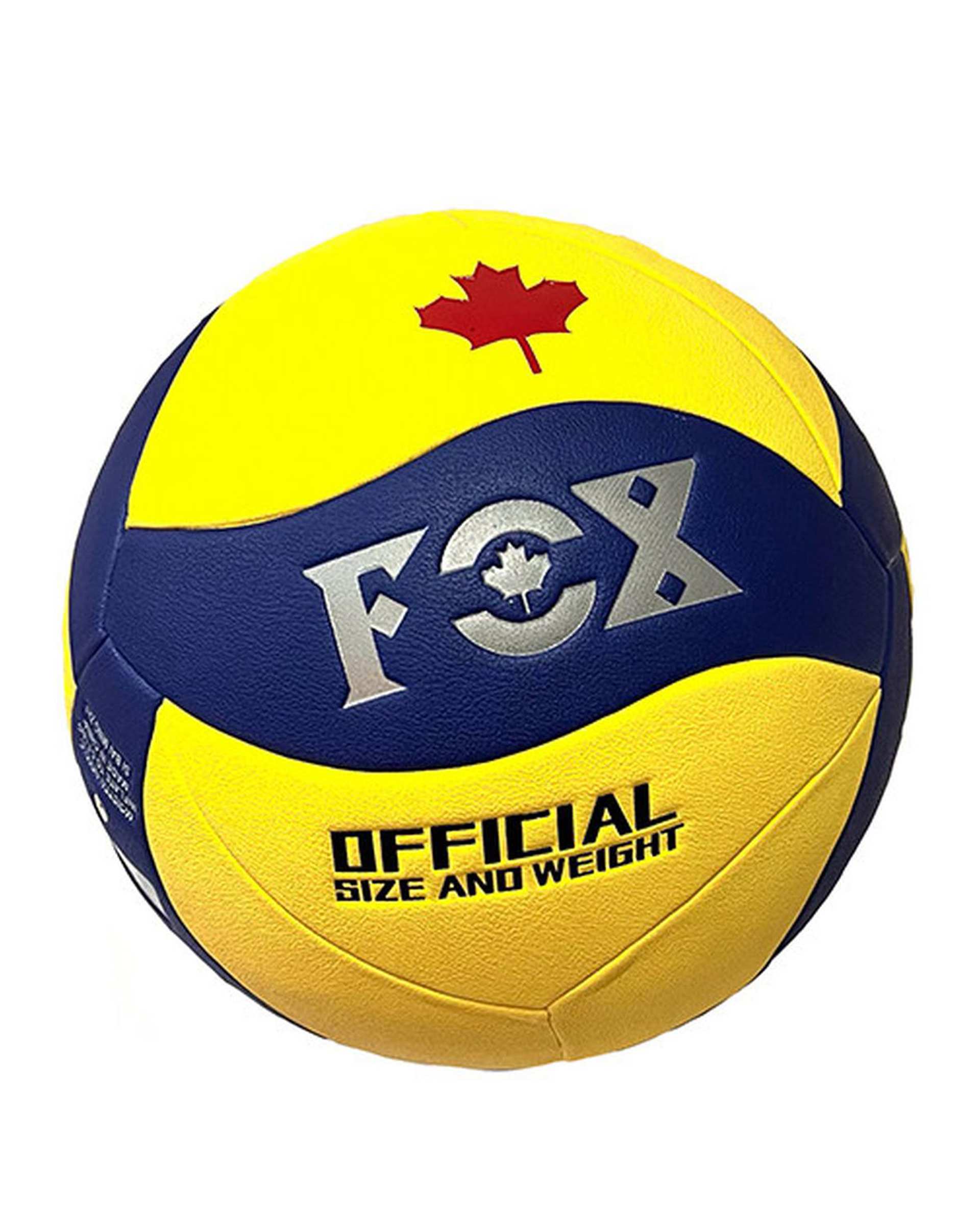 توپ والیبال زرد آبی فاکس مدل F157