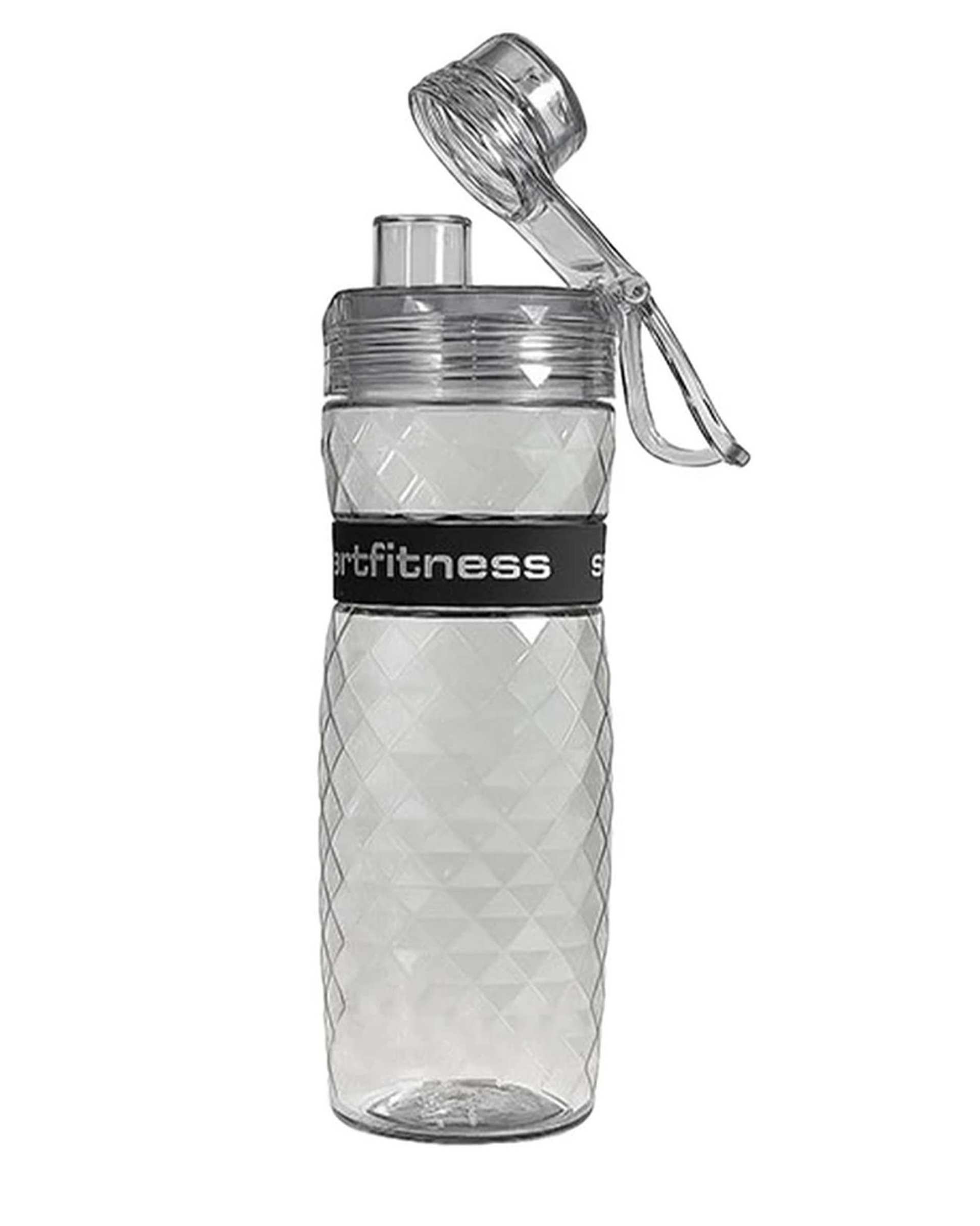 قمقمه ورزشی مشکی اسمارت فیتنس گنجایش 0.65 لیتر